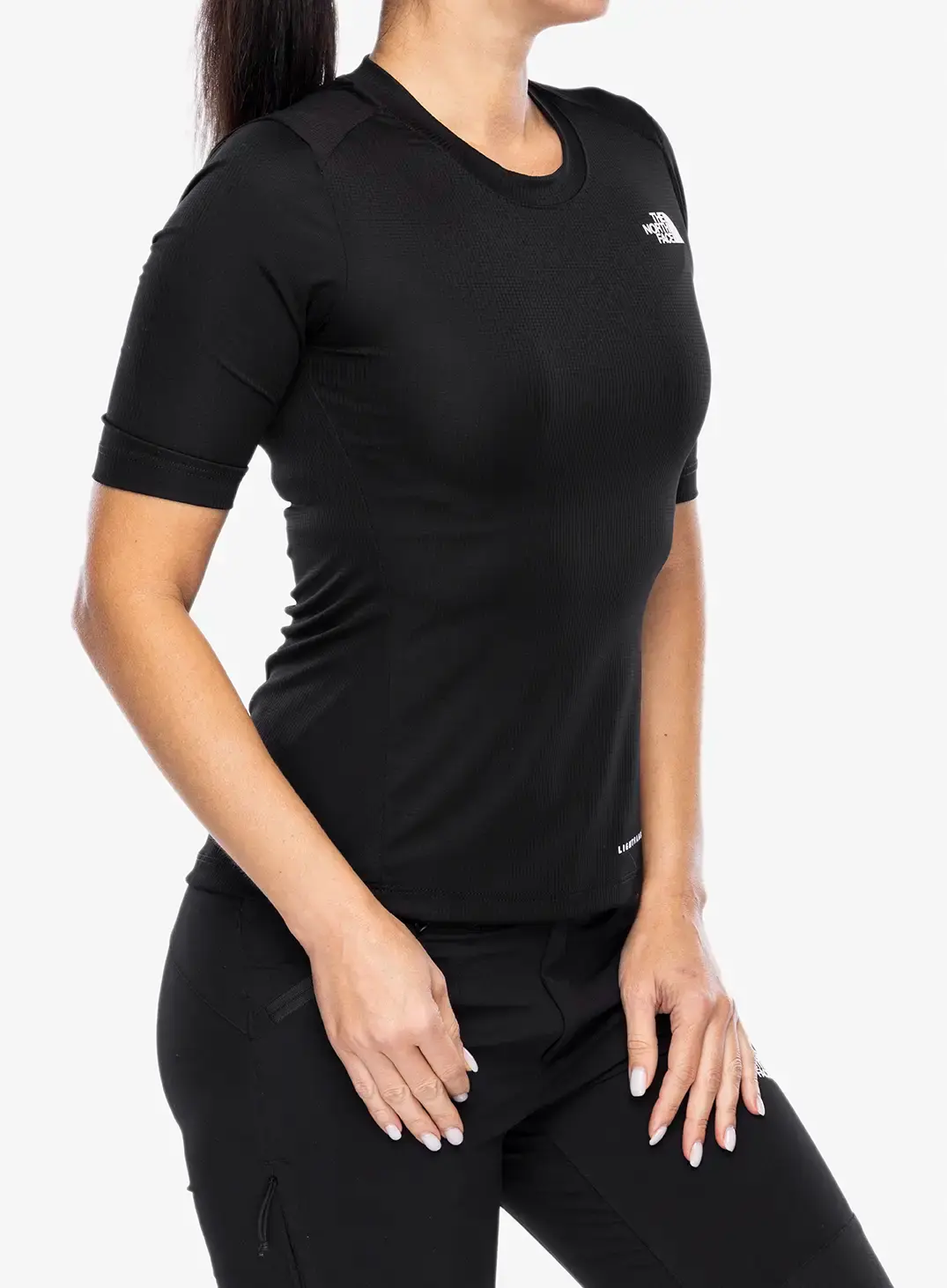 Ženska majica The North Face Shadow SS - tnf black