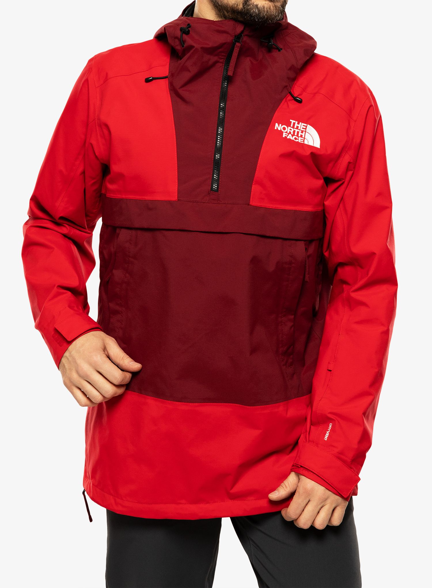 Smučarska jakna The North Face Silvani Anorak - tnf red/cordovan
