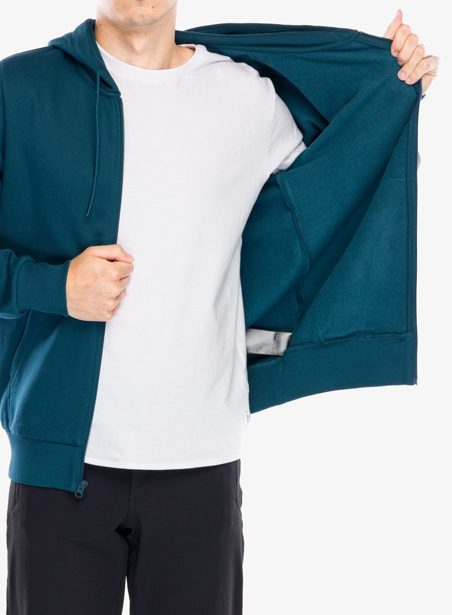 Jopica na zadrgo The North Face Simple Dome Full Zip Hoodie - midnight petrol