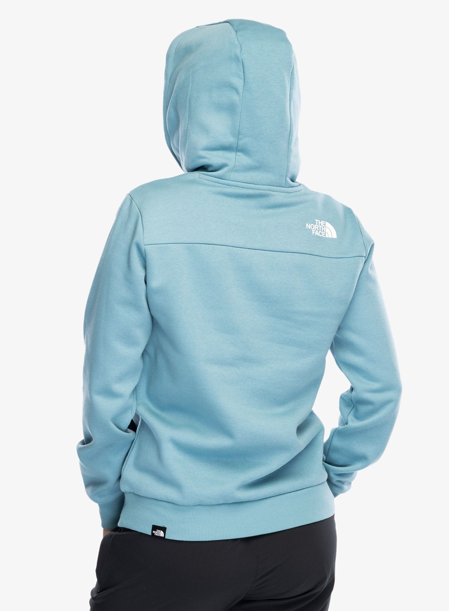 Ženska jopica s kapuco The North Face Simple Dome Hoodie - algae blue