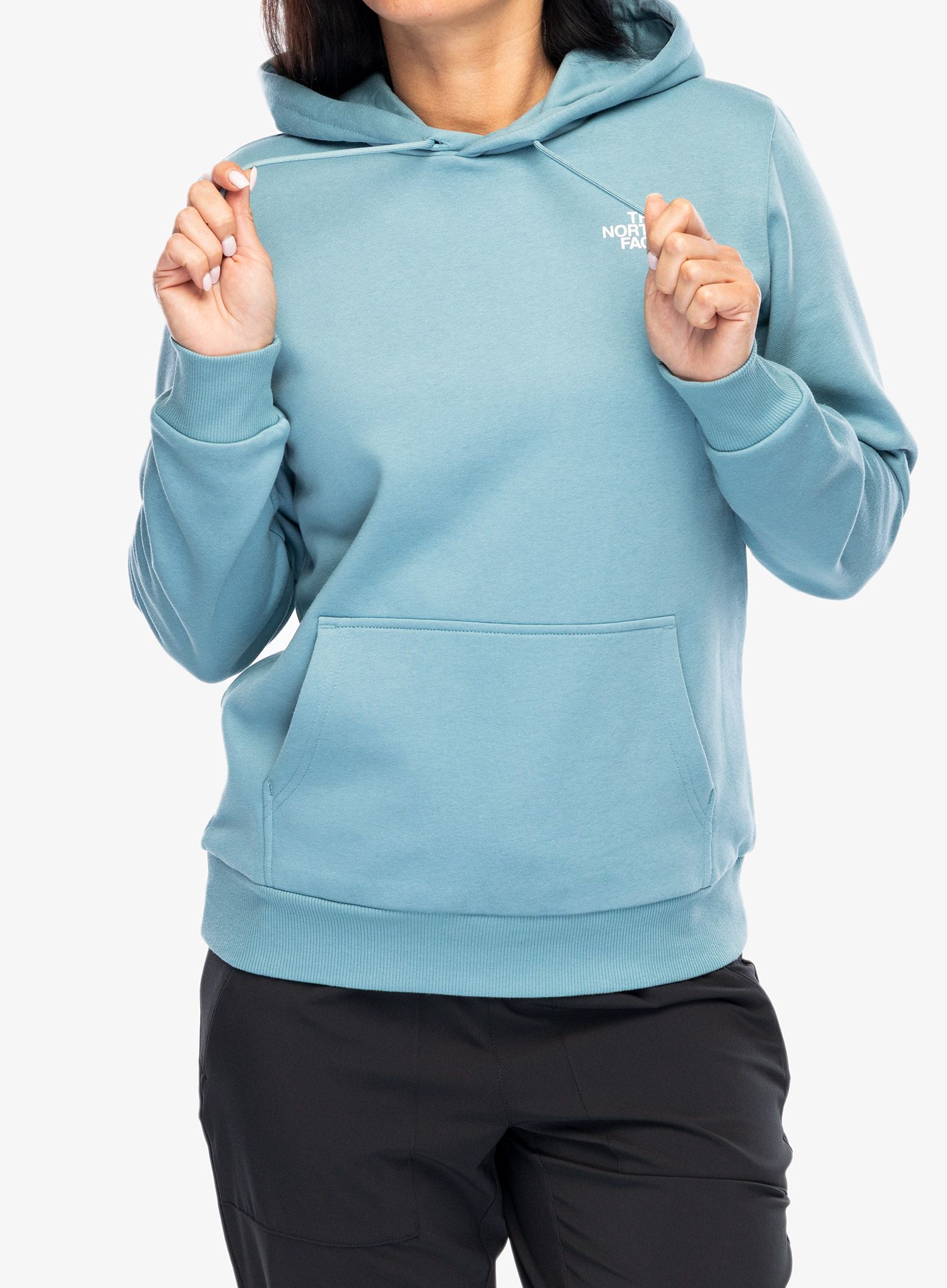 Ženska jopica s kapuco The North Face Simple Dome Hoodie - algae blue