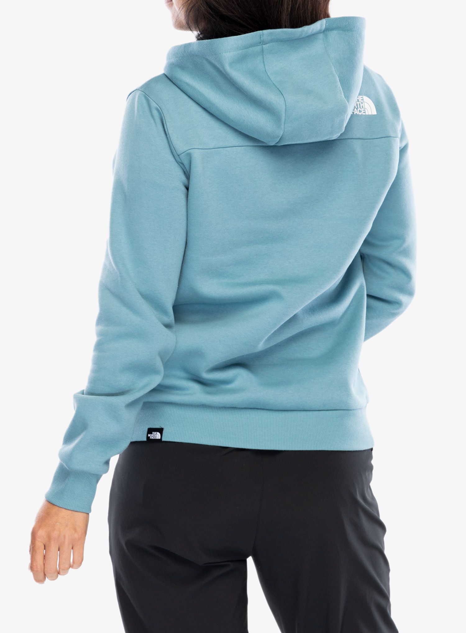 Ženska jopica s kapuco The North Face Simple Dome Hoodie - algae blue