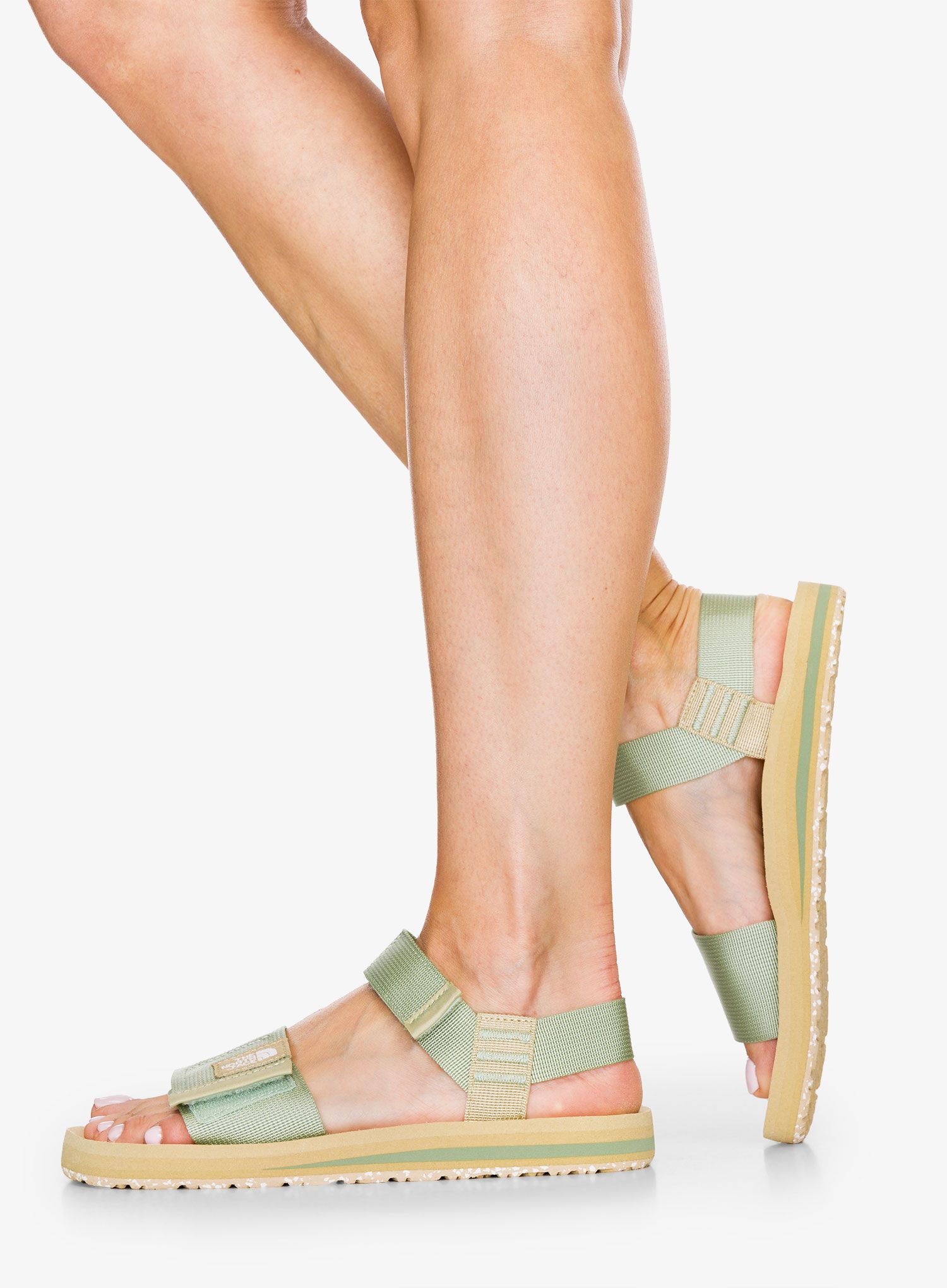 Ženski pohodniški sandali The North Face Skeena Sandal - misty sage/gravel