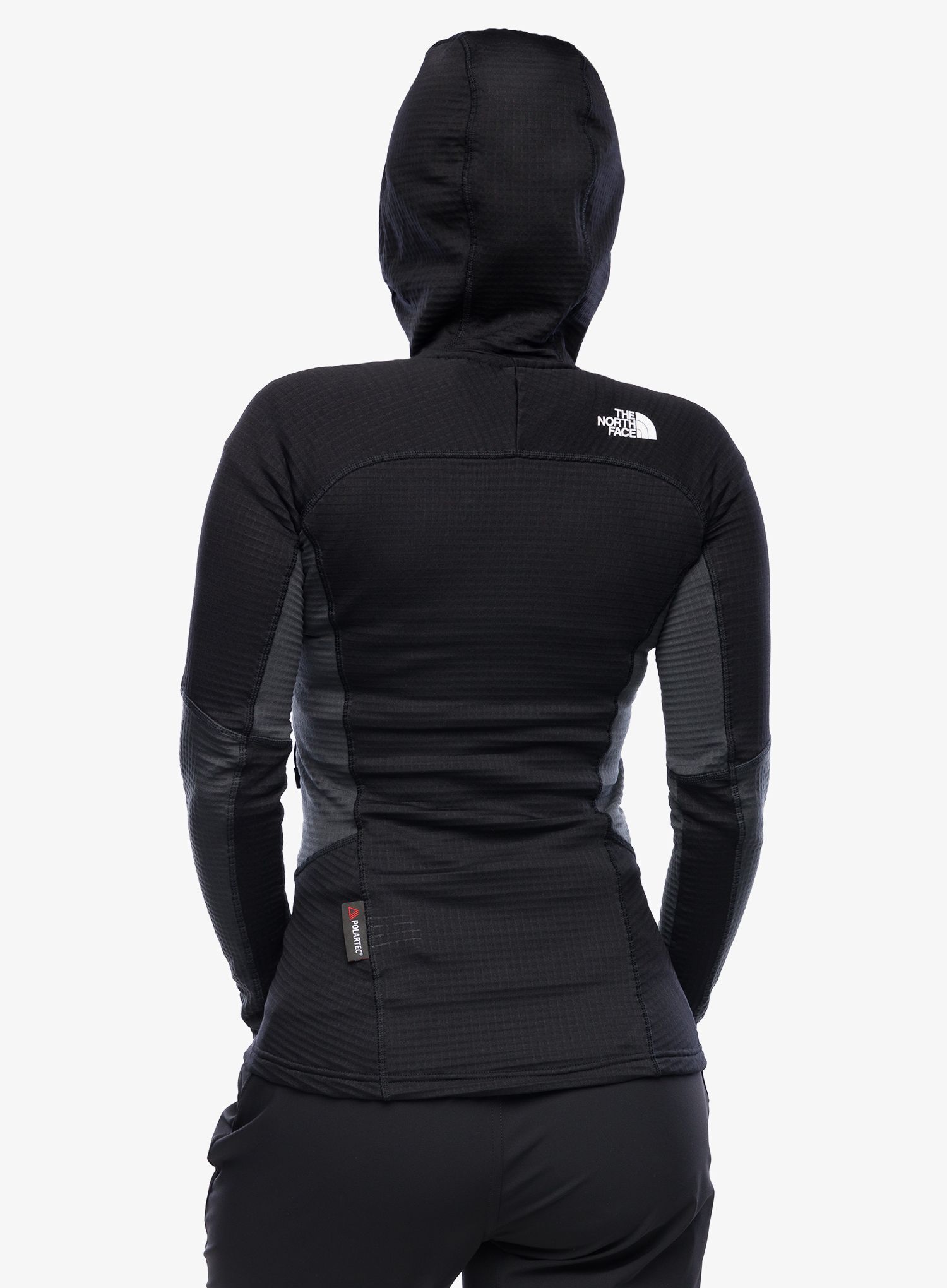 Ženska jopa s kapuco The North Face Stormgap Powergrid Hoodie - black/grey