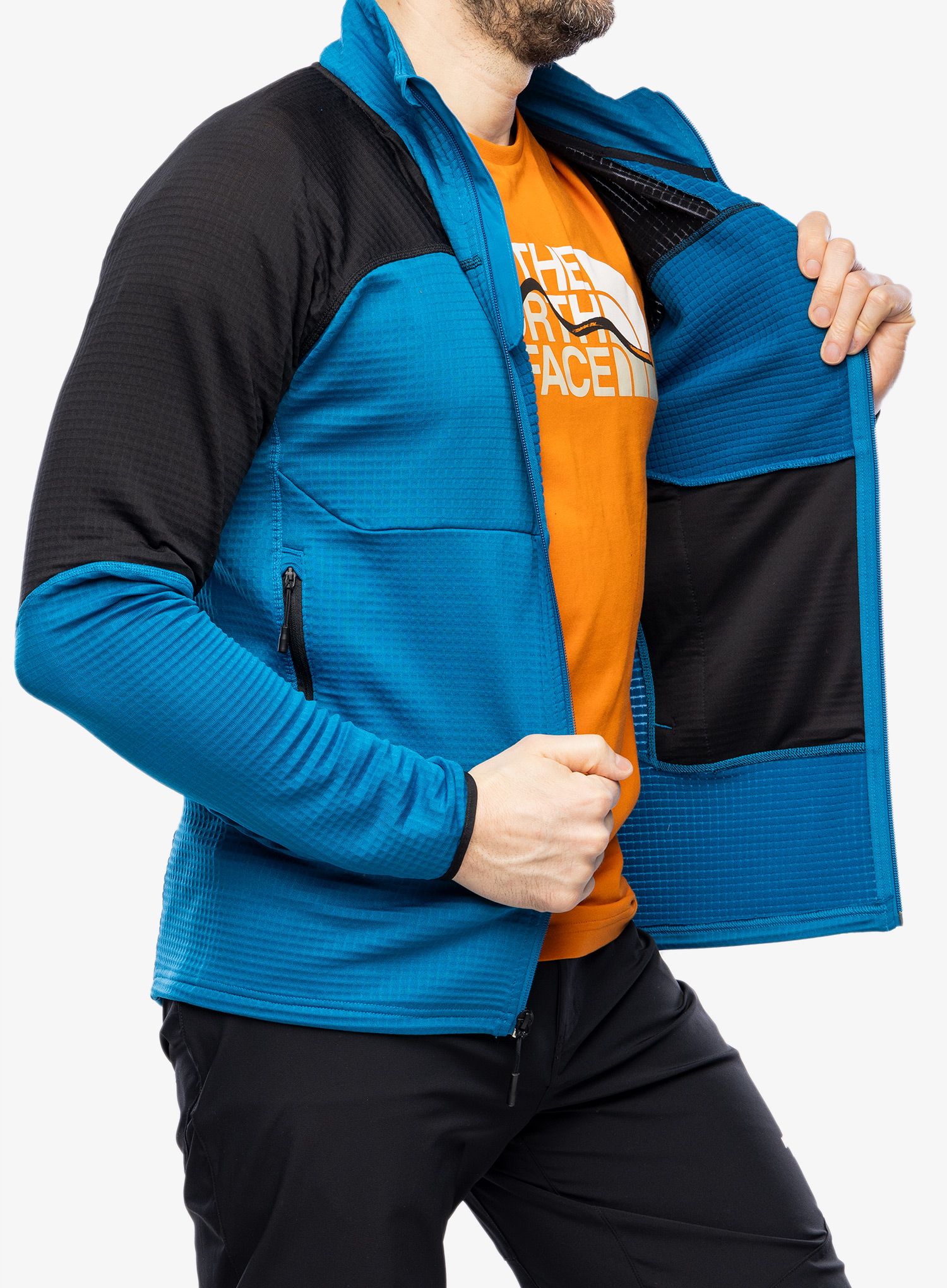 Jopica The North Face Stormgap Powergrid Jacket - adriatic blue/black
