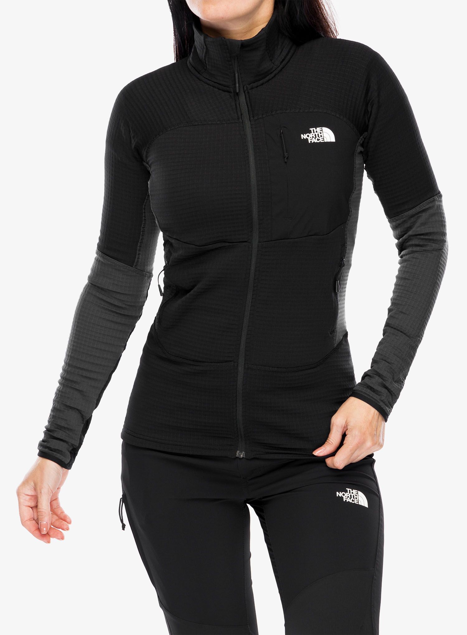 Ženska jopica brez kapuce The North Face Stormgap Powergrid Jacket - black/grey