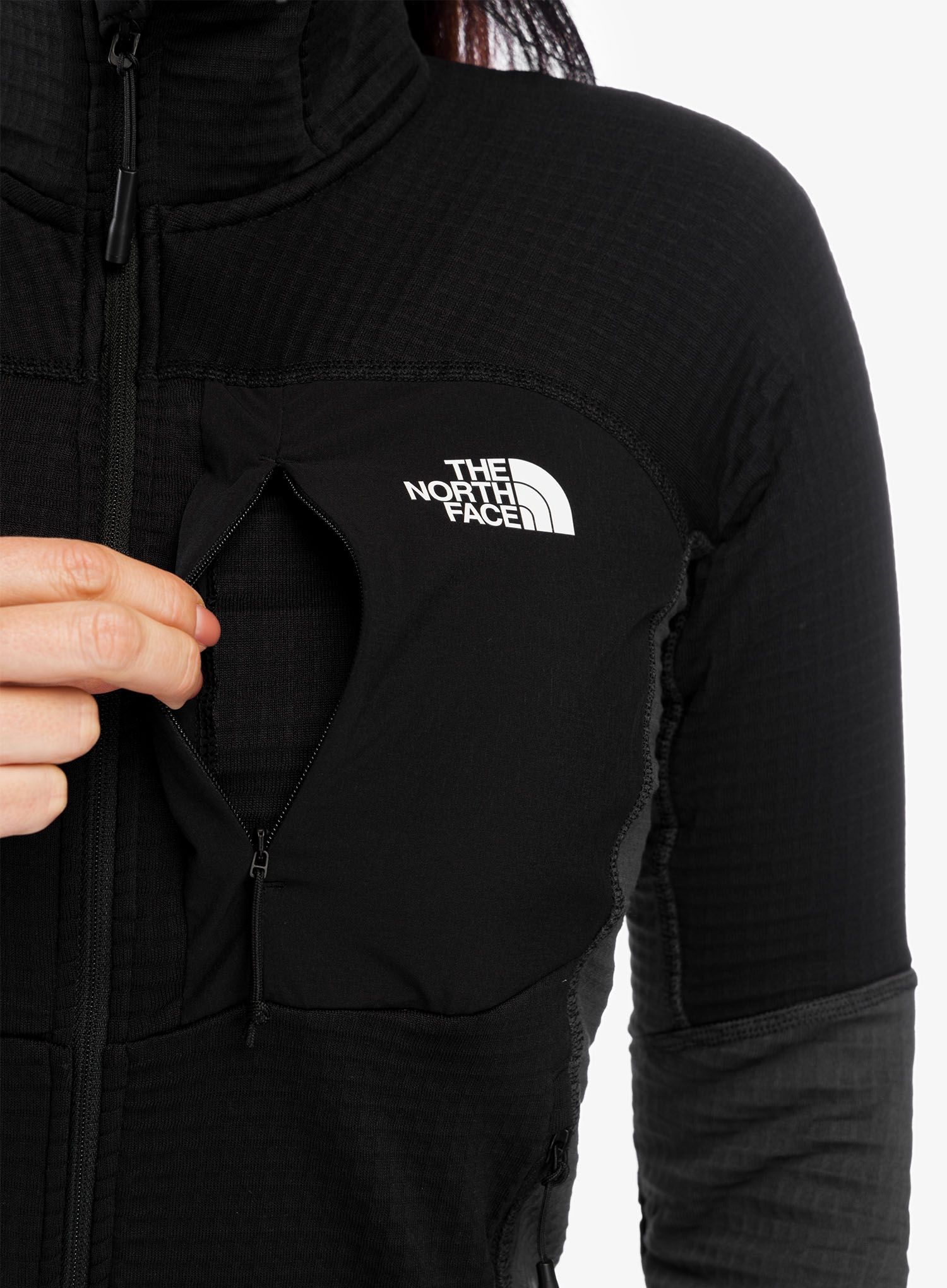 Ženska jopica brez kapuce The North Face Stormgap Powergrid Jacket - black/grey