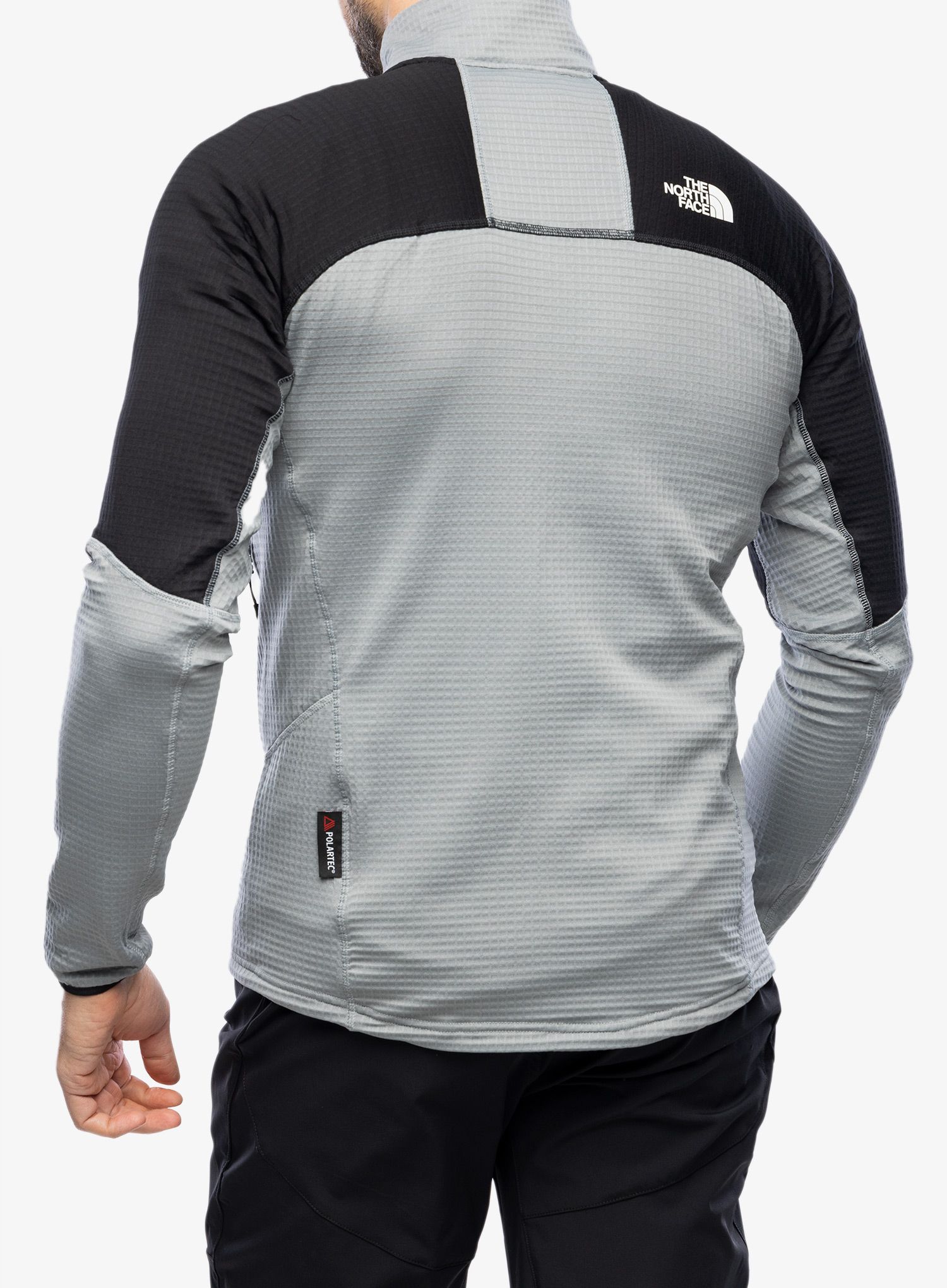 Puloverji brez kapuce The North Face Stormgap Powergrid Jacket - grey/black