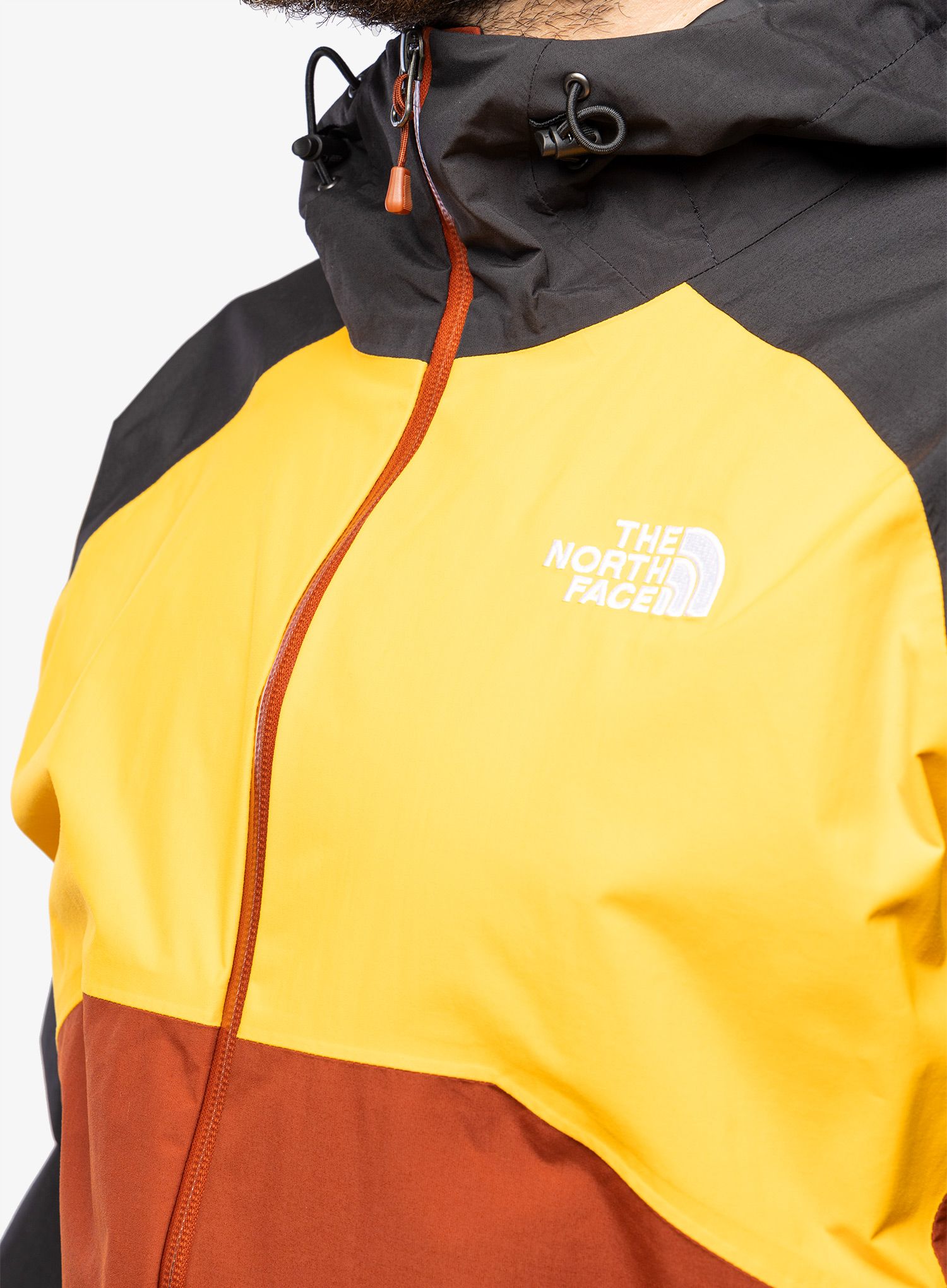 Nepremočljiva jakna The North Face Stratos Jacket - brown/gold