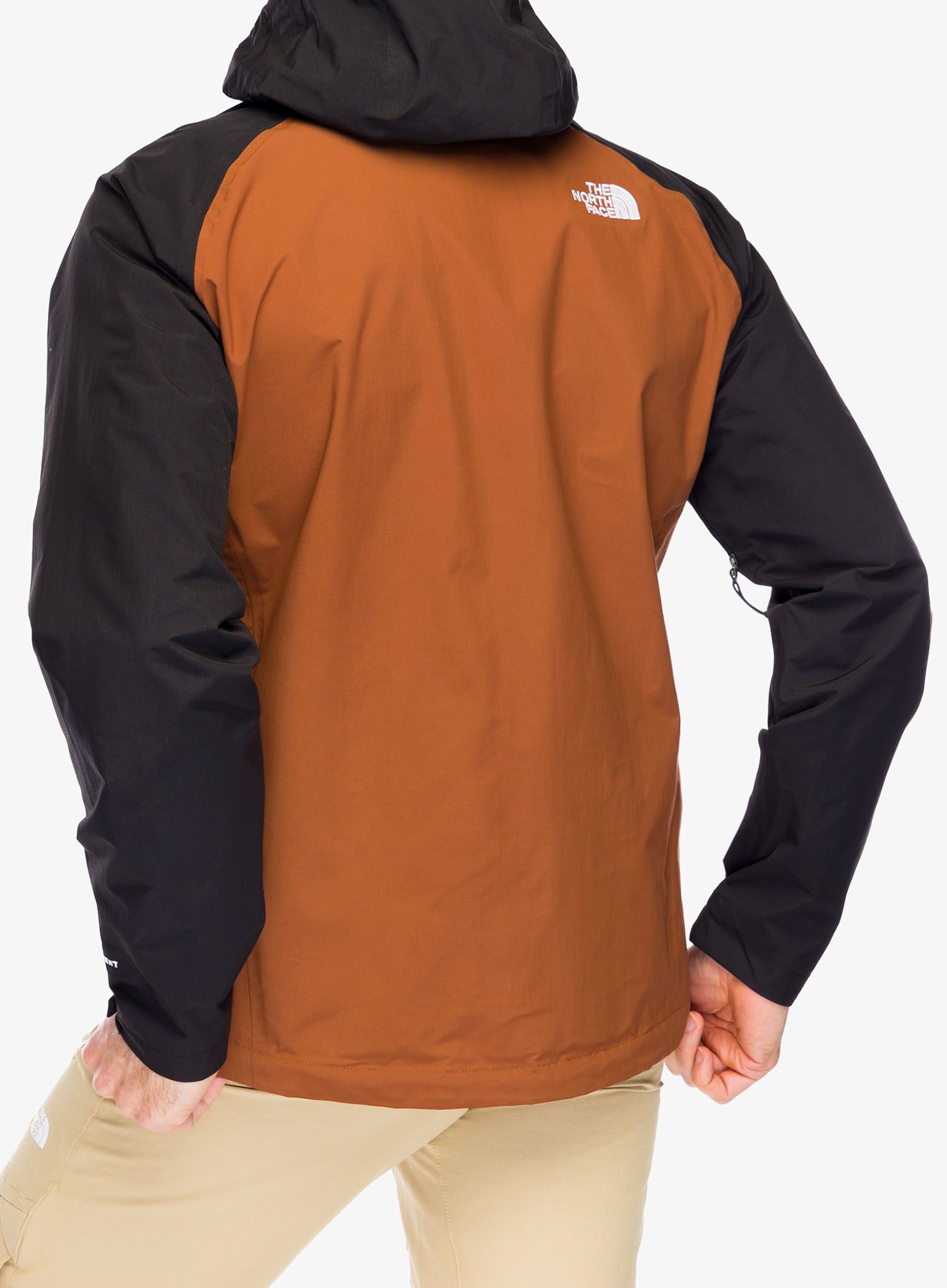 Nepremočljiva jakna The North Face Stratos Jacket - brown khaki/black