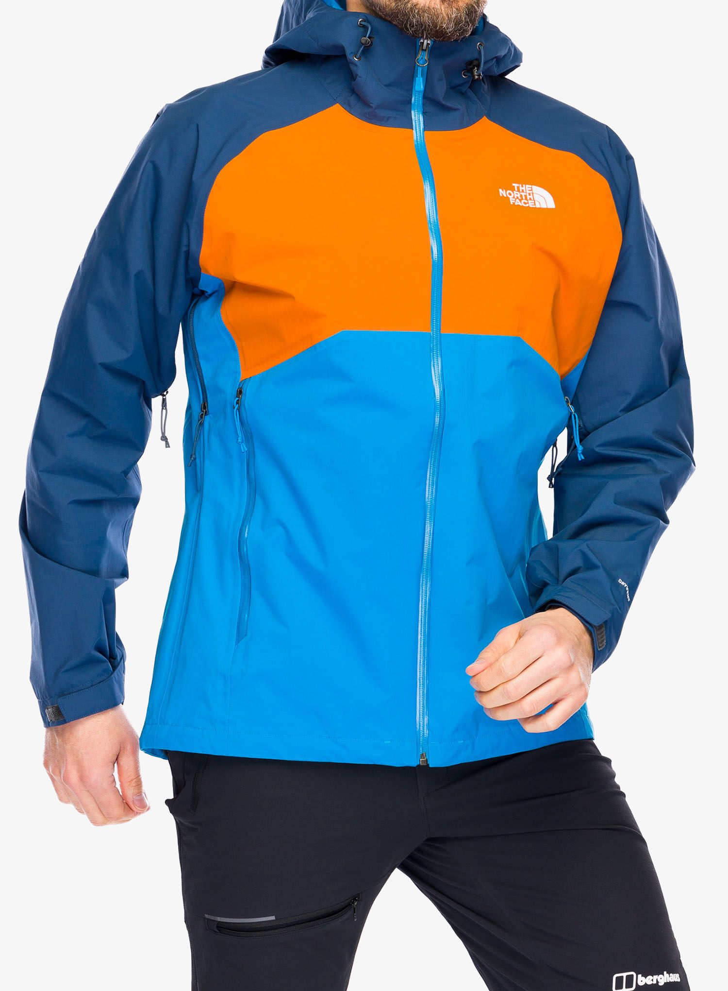 Nepremočljiva jakna The North Face Stratos Jacket - desert rust/blue