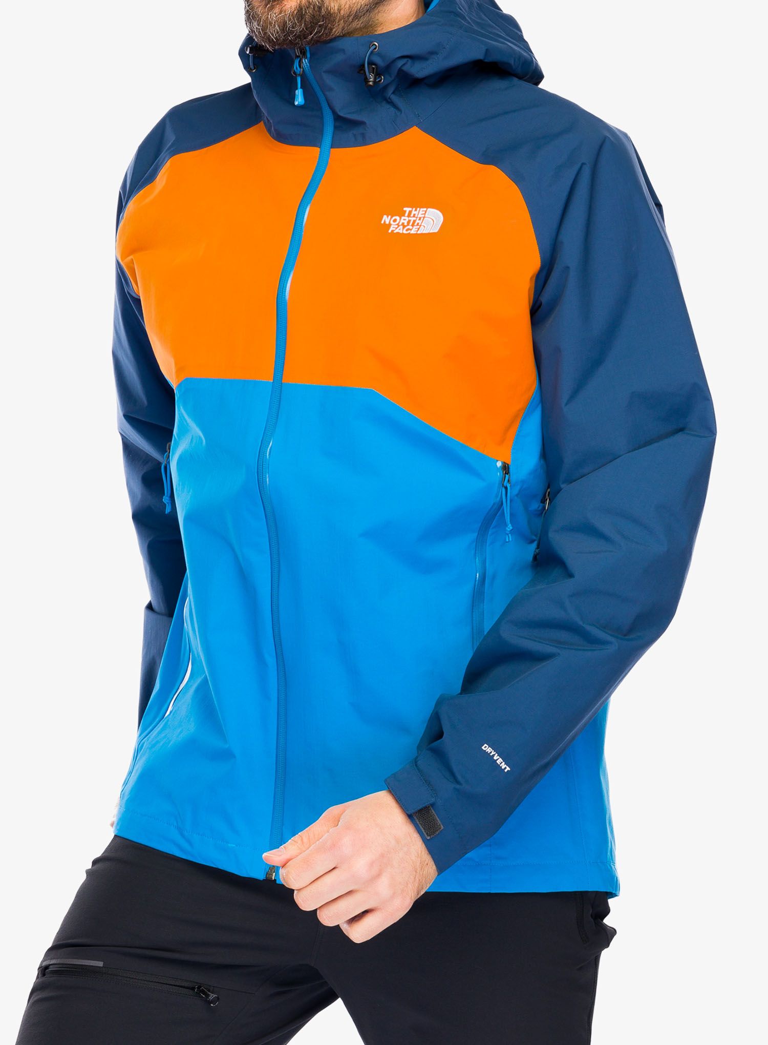 Nepremočljiva jakna The North Face Stratos Jacket - desert rust/blue