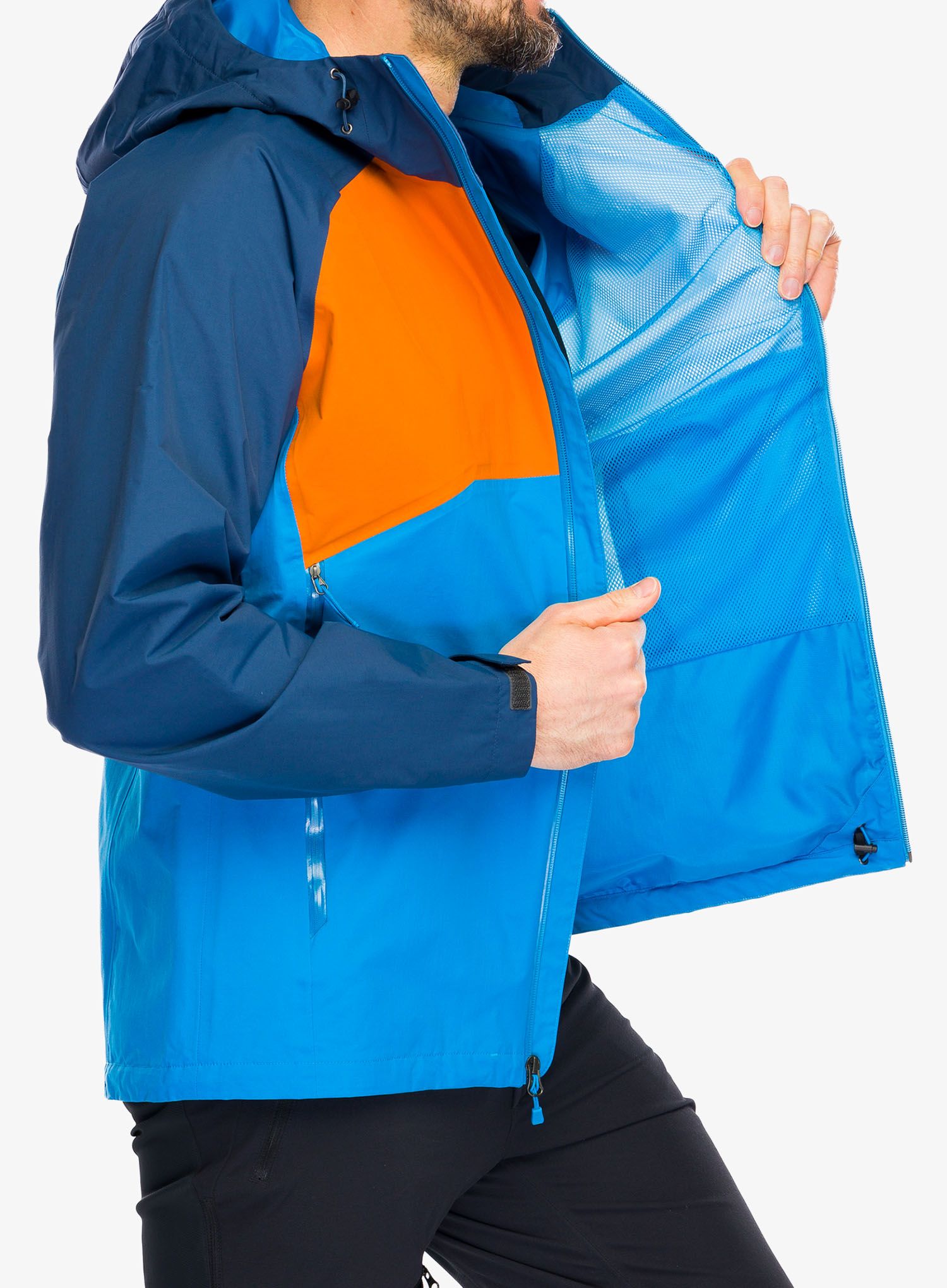 Nepremočljiva jakna The North Face Stratos Jacket - desert rust/blue