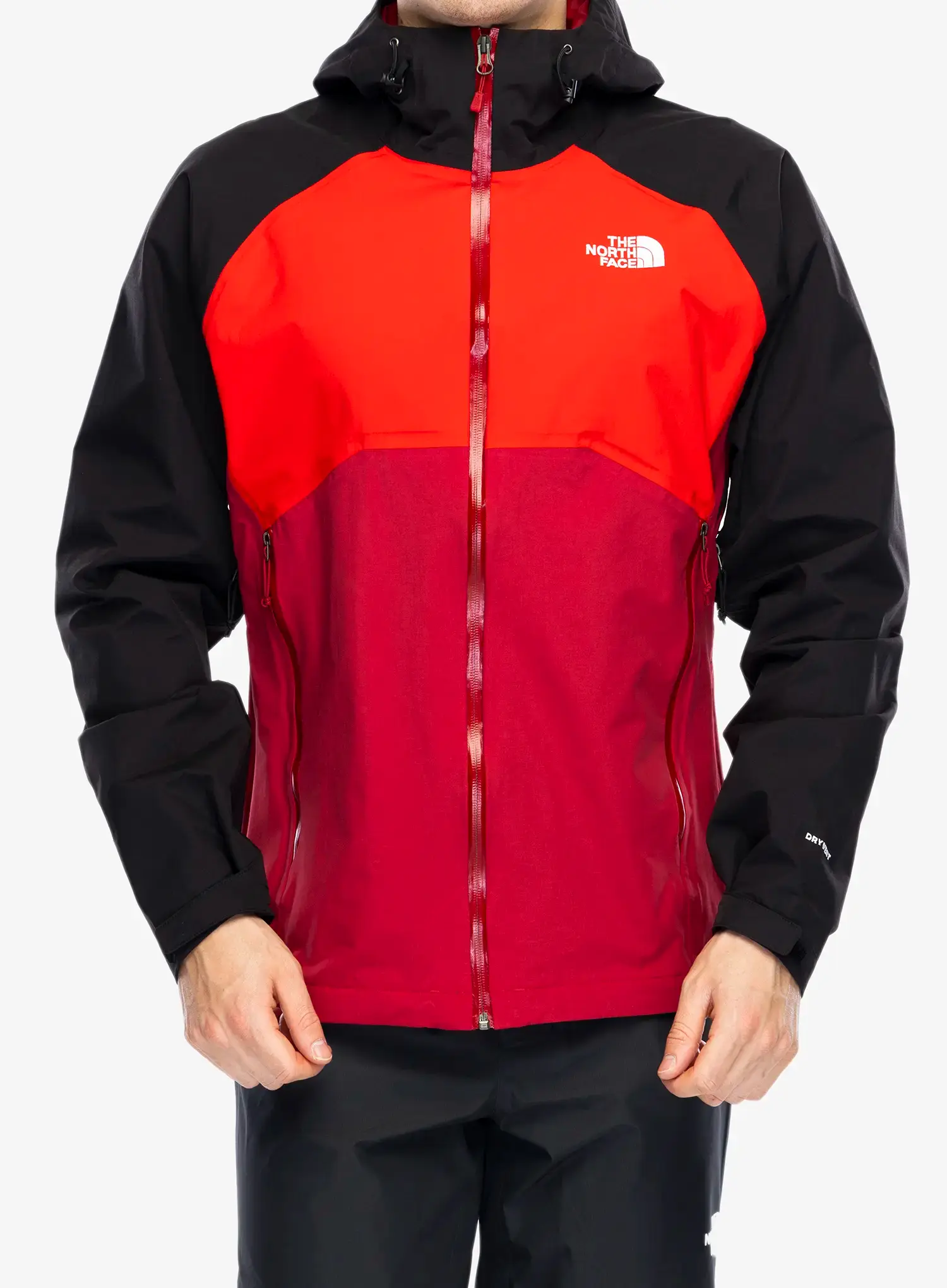 Nepremočljiva jakna The North Face Stratos Jacket - garnet red/high risk red