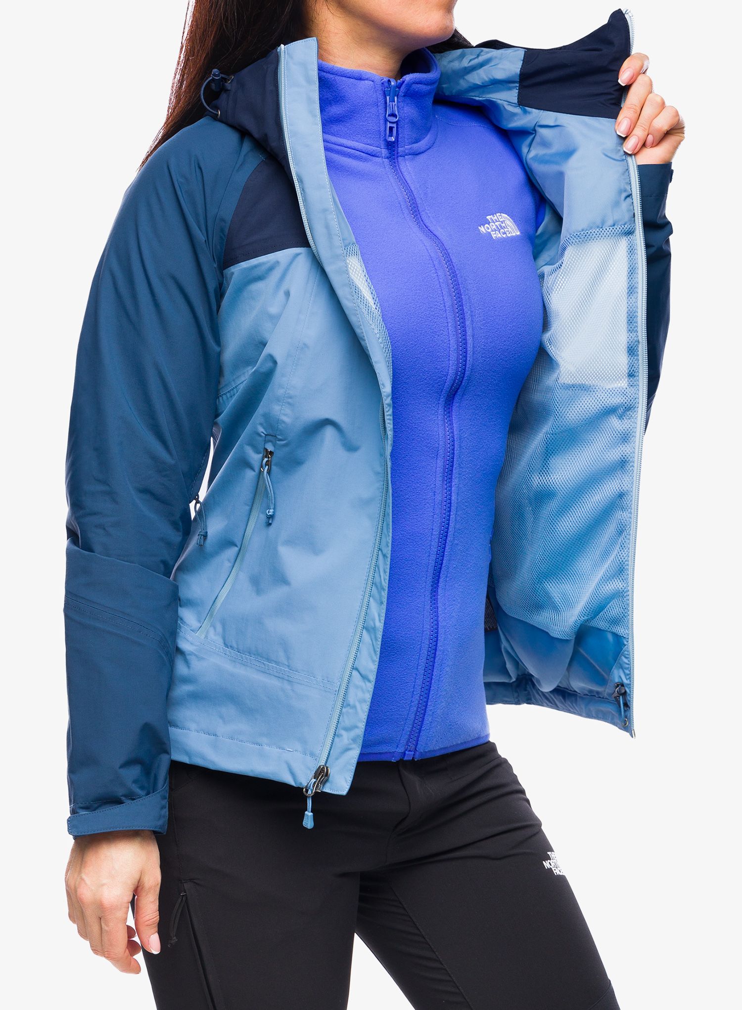Ženska hardshell jakna The North Face Stratos Jacket - indigo/navy