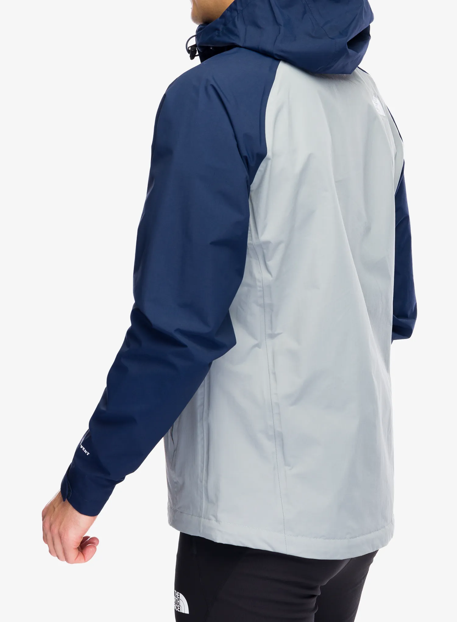 Nepremočljiva jakna The North Face Stratos Jacket - monument grey/tnf blue