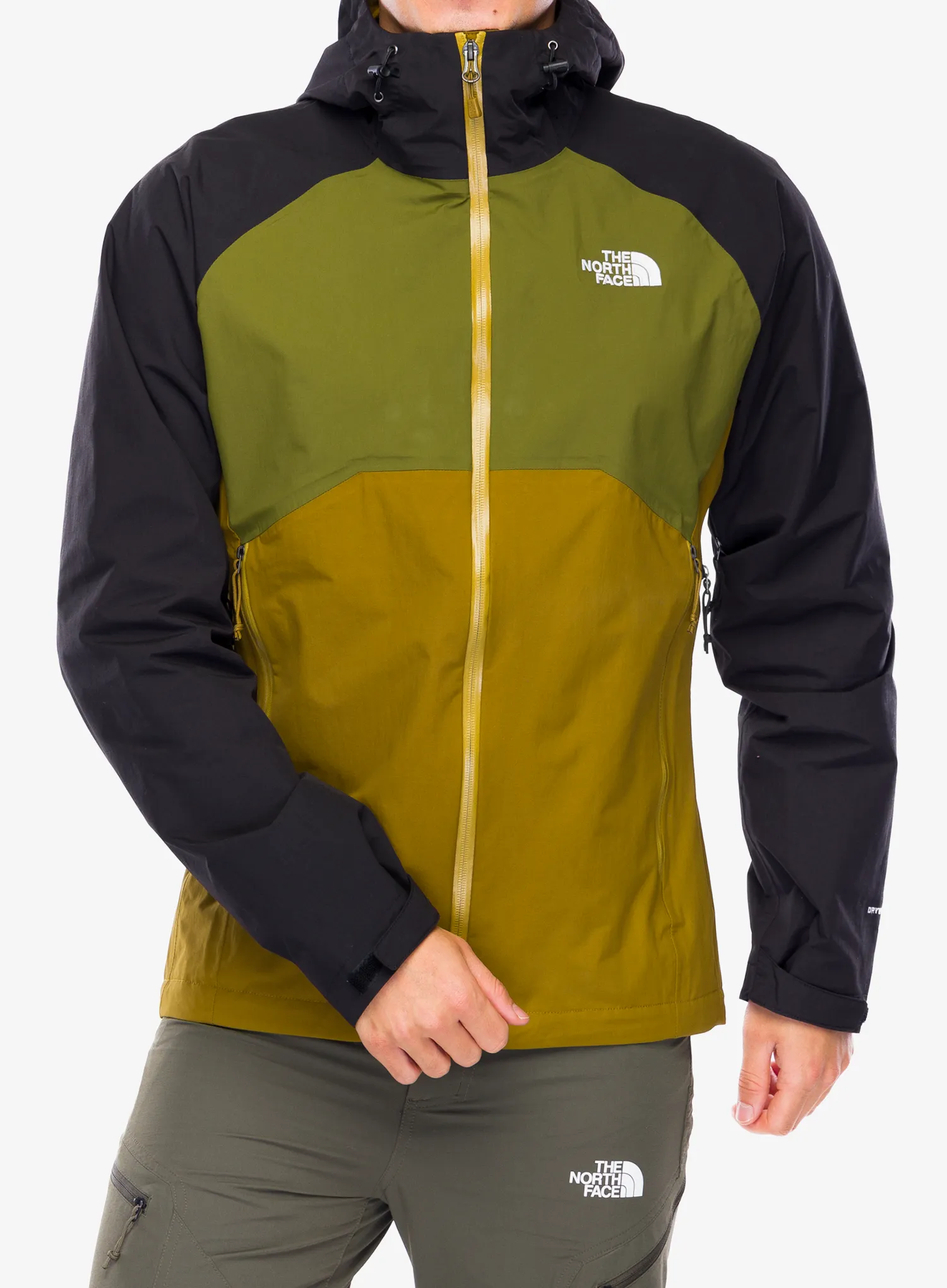Nepremočljiva jakna The North Face Stratos Jacket - moss green/forest olive