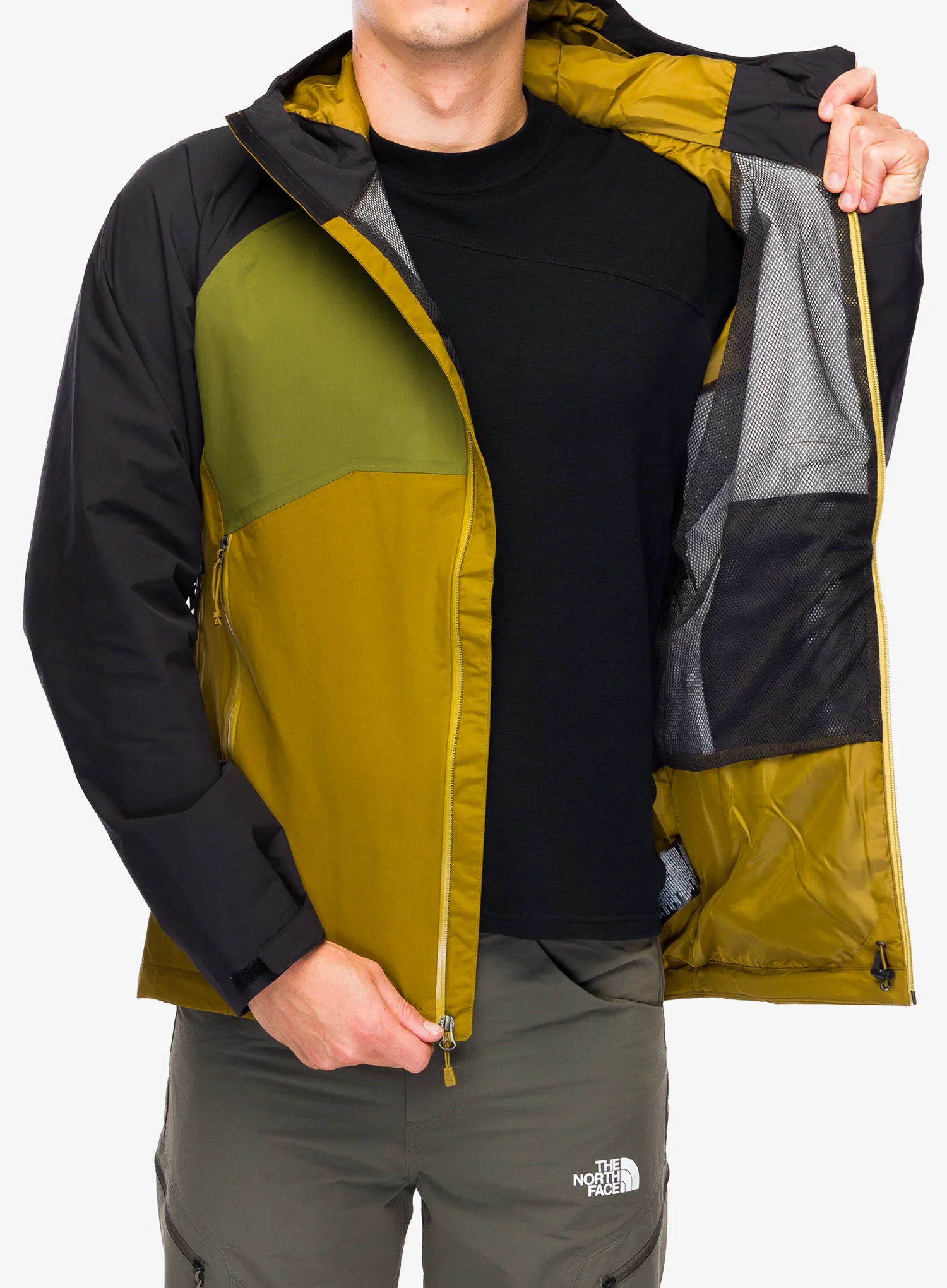 Nepremočljiva jakna The North Face Stratos Jacket - moss green/forest olive