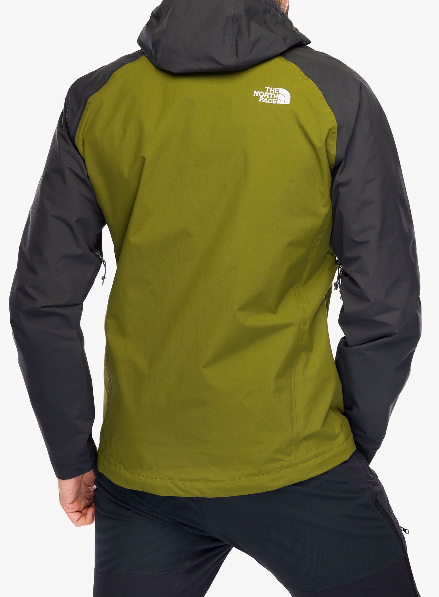 Nepremočljiva jakna The North Face Stratos Jacket - olive/yellow silt
