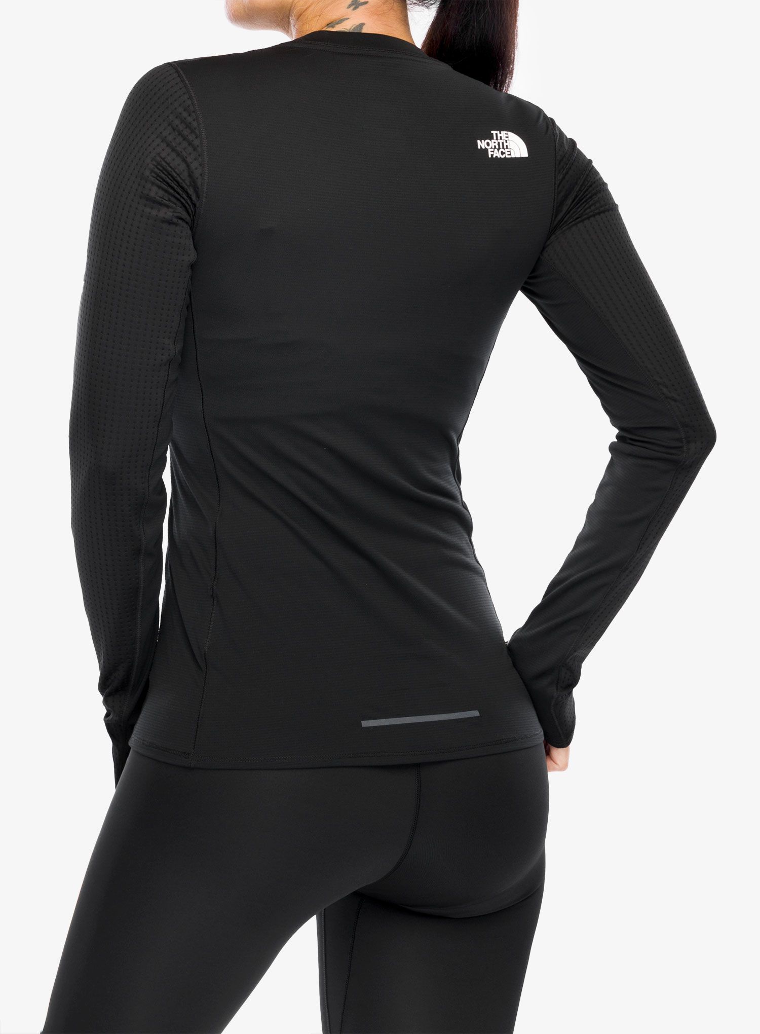 Ženska majica z dolgimi rokavi The North Face Summit Altimetro Lt Crew - tnf black