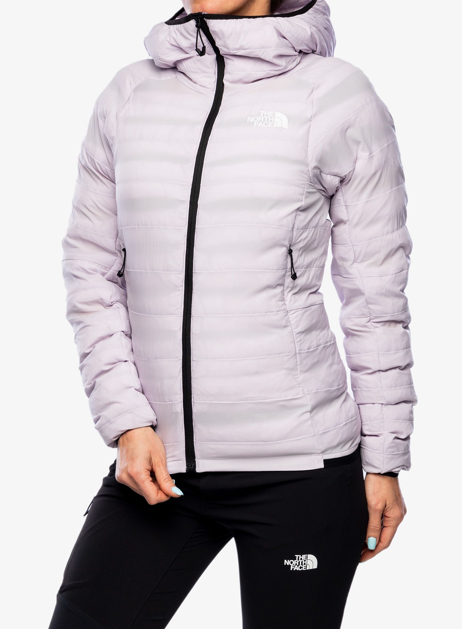 Ženska puhovka The North Face Summit Breithorn 50/50 Hoodie - lavender fog