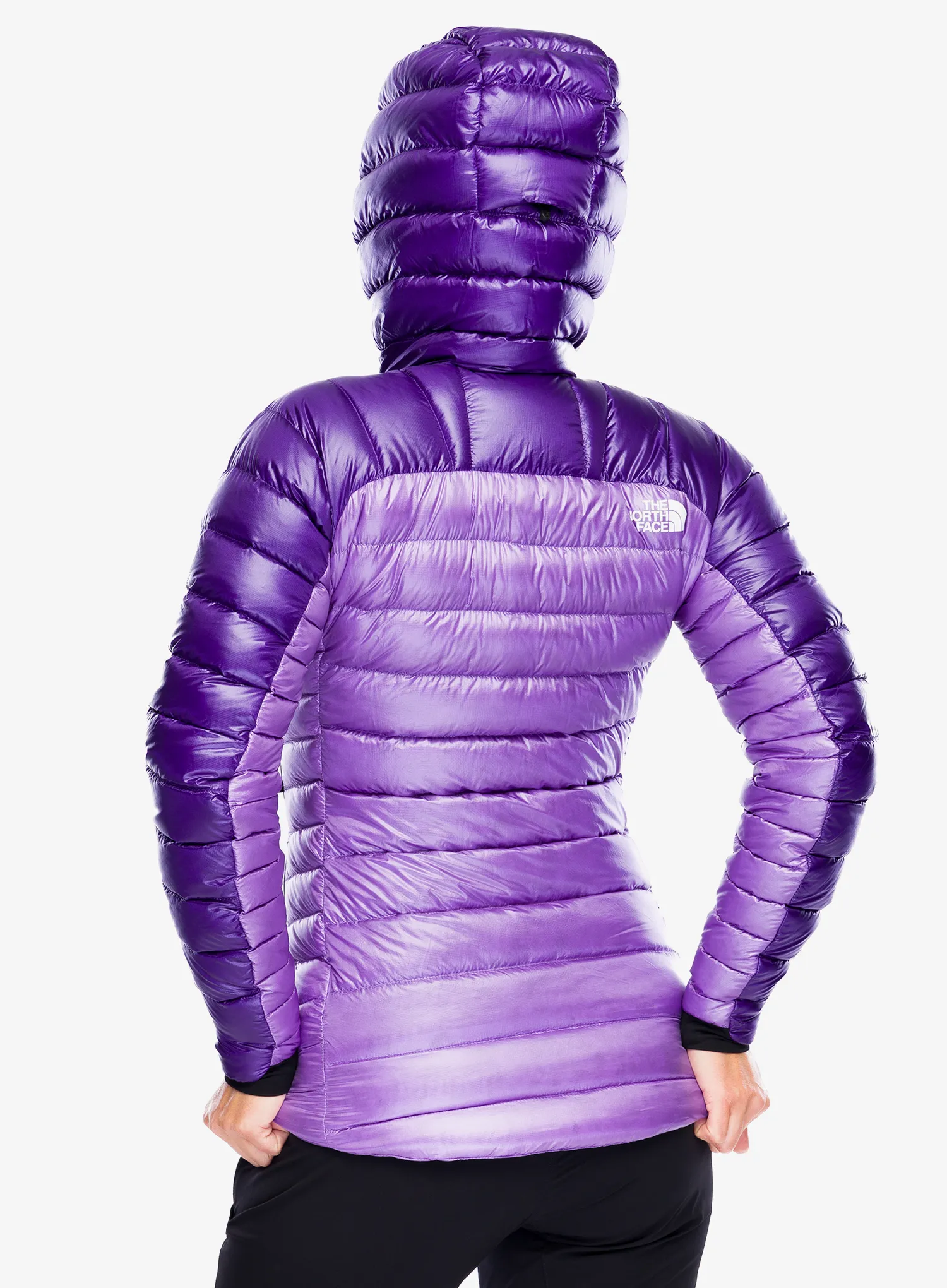 Ženska puhovka The North Face Summit Breithorn Hoodie - peak purple/purple granite