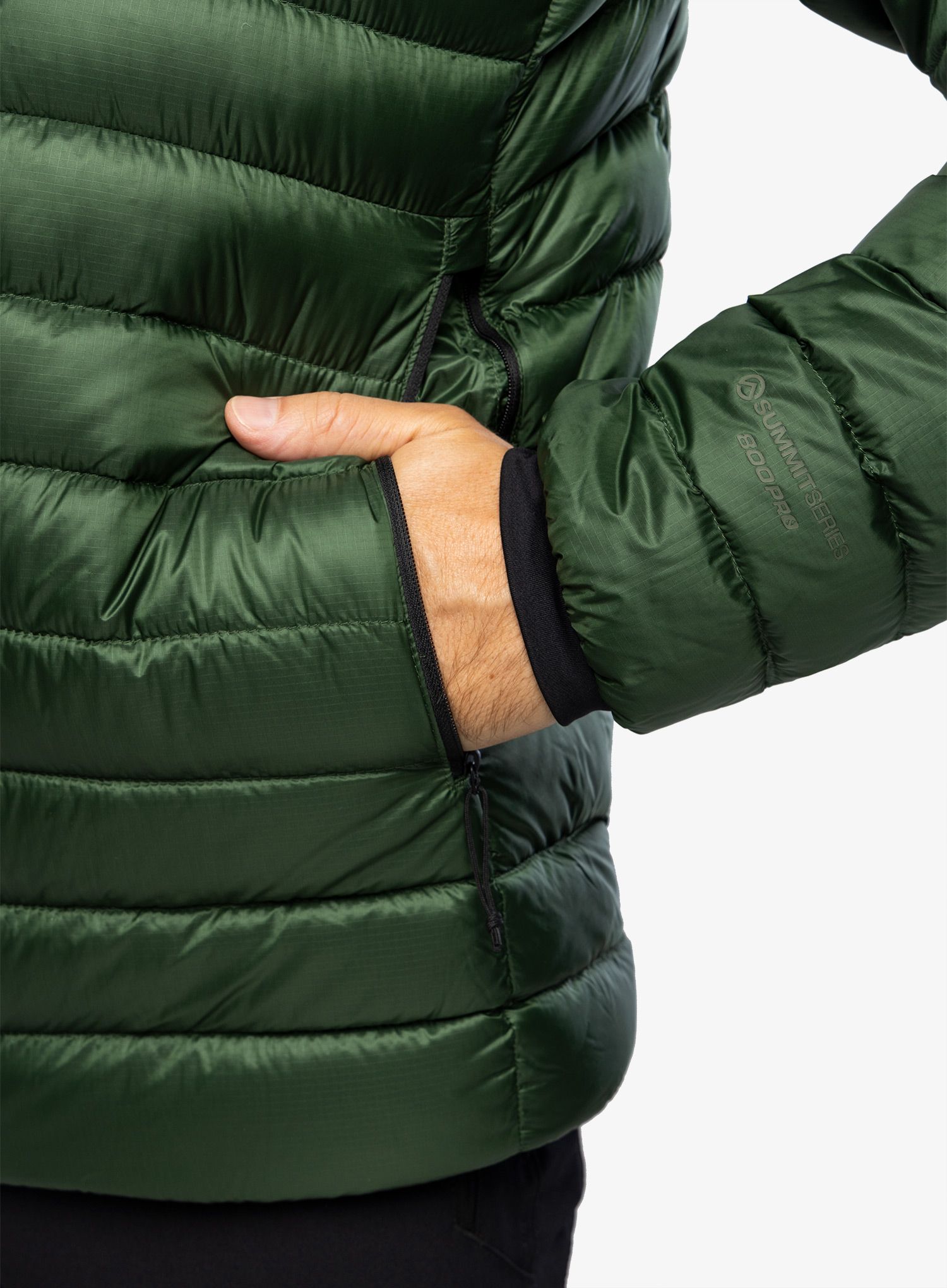 Moška jakna The North Face Summit Breithorn Hoodie - pine needle
