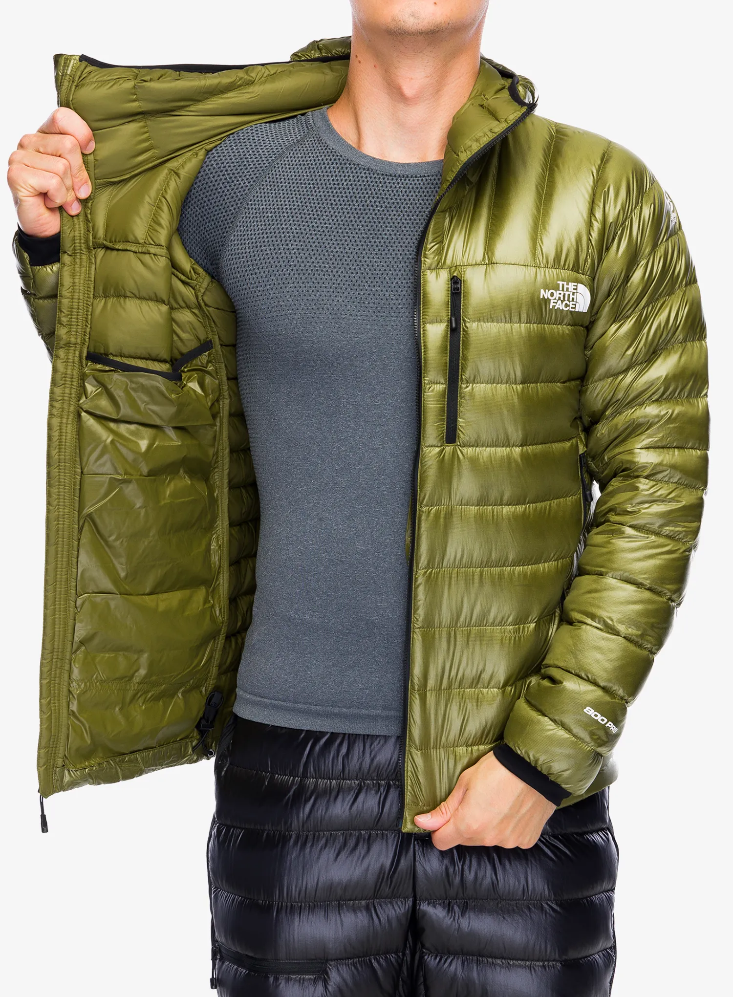 Puhovka The North Face Summit Breithorn Hoodie - forest olive