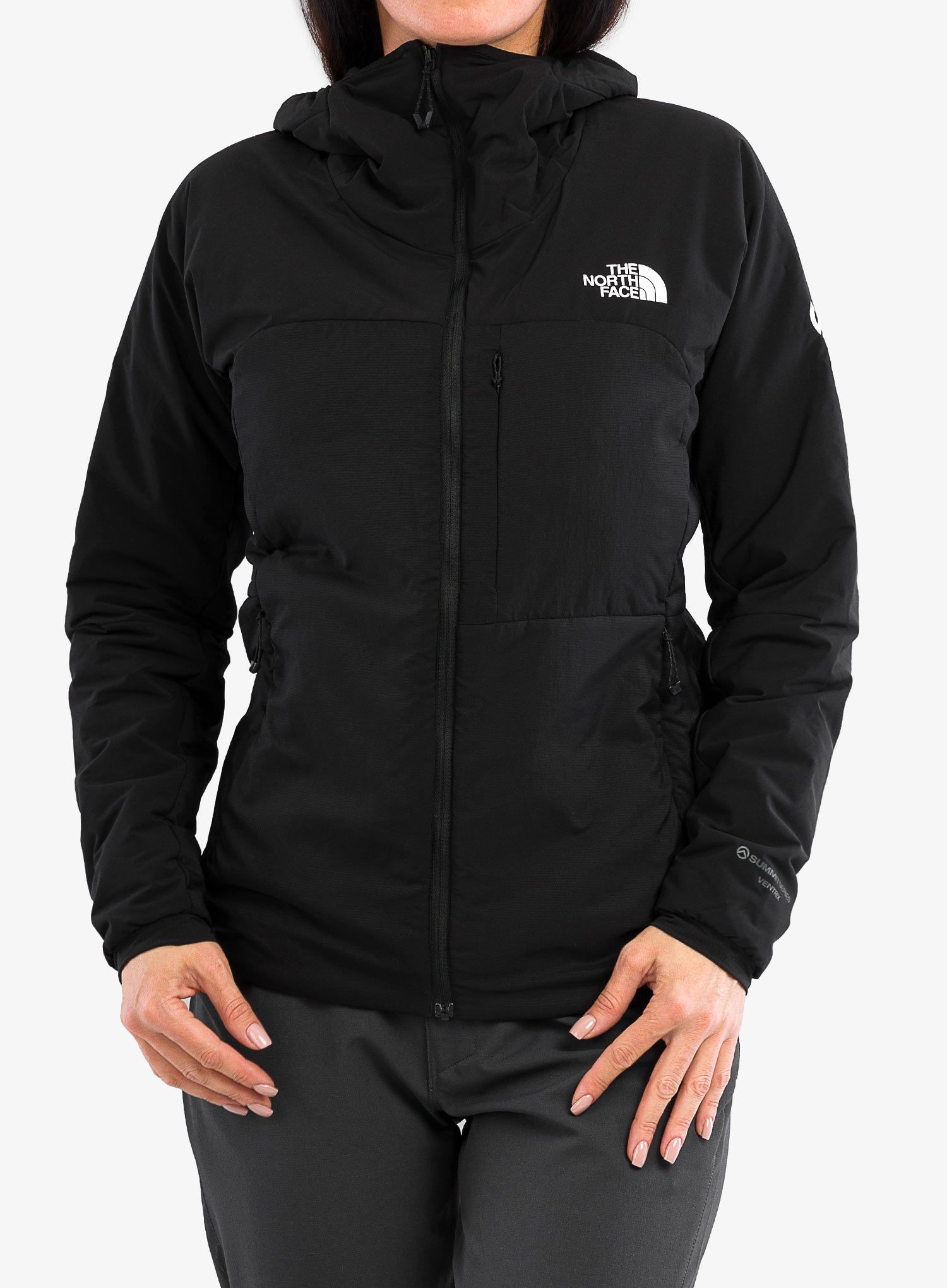 Ženska sintetična jakna The North Face Summit Casaval Hoodie - tnf black