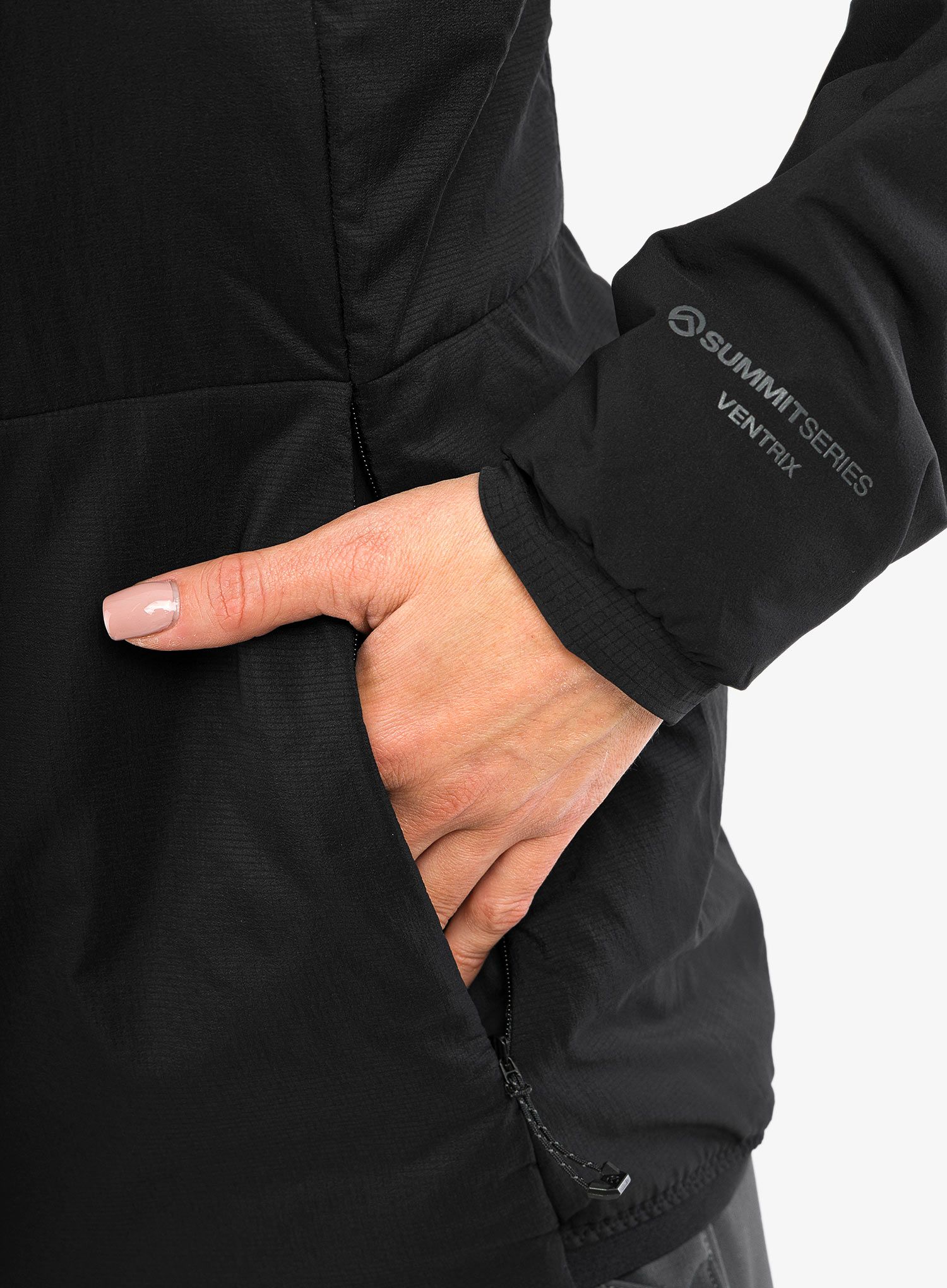 Ženska sintetična jakna The North Face Summit Casaval Hoodie - tnf black