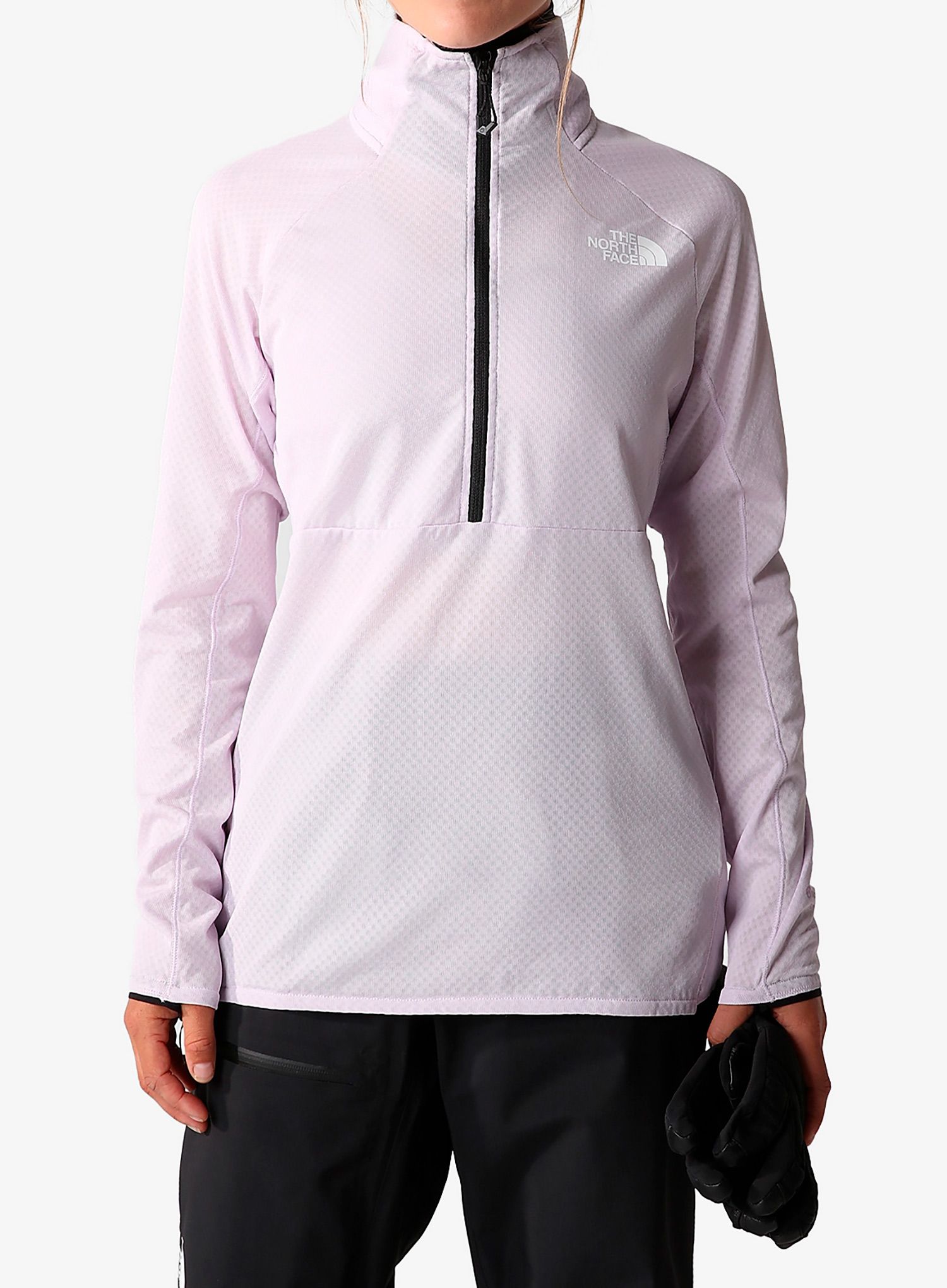 Ženski flis The North Face Summit Futurefleece LT 1/2 Zip - lavender fog
