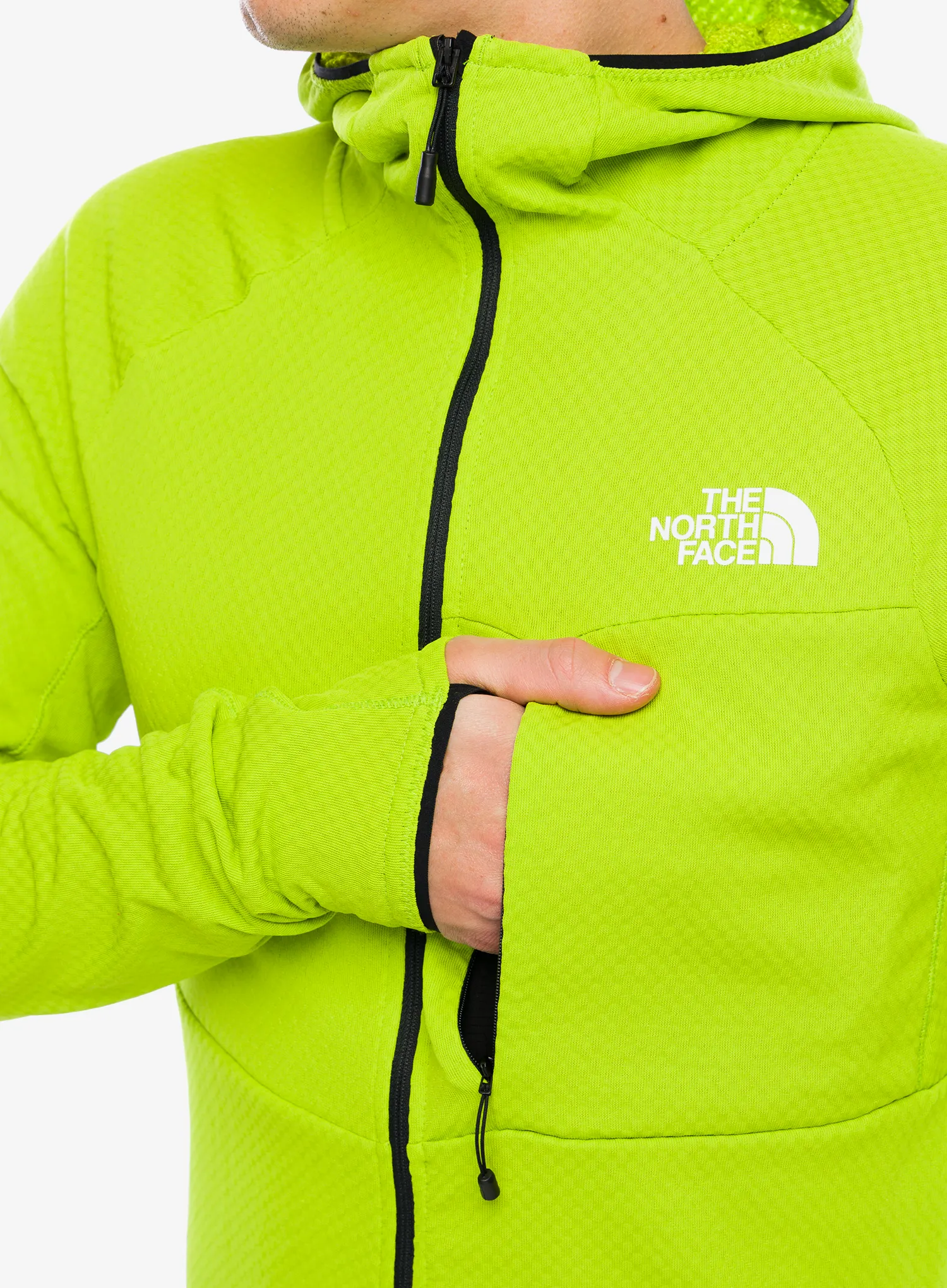 Jopica s kapuco The North Face Summit Futurefleece FZ Hoodie - meadow grass
