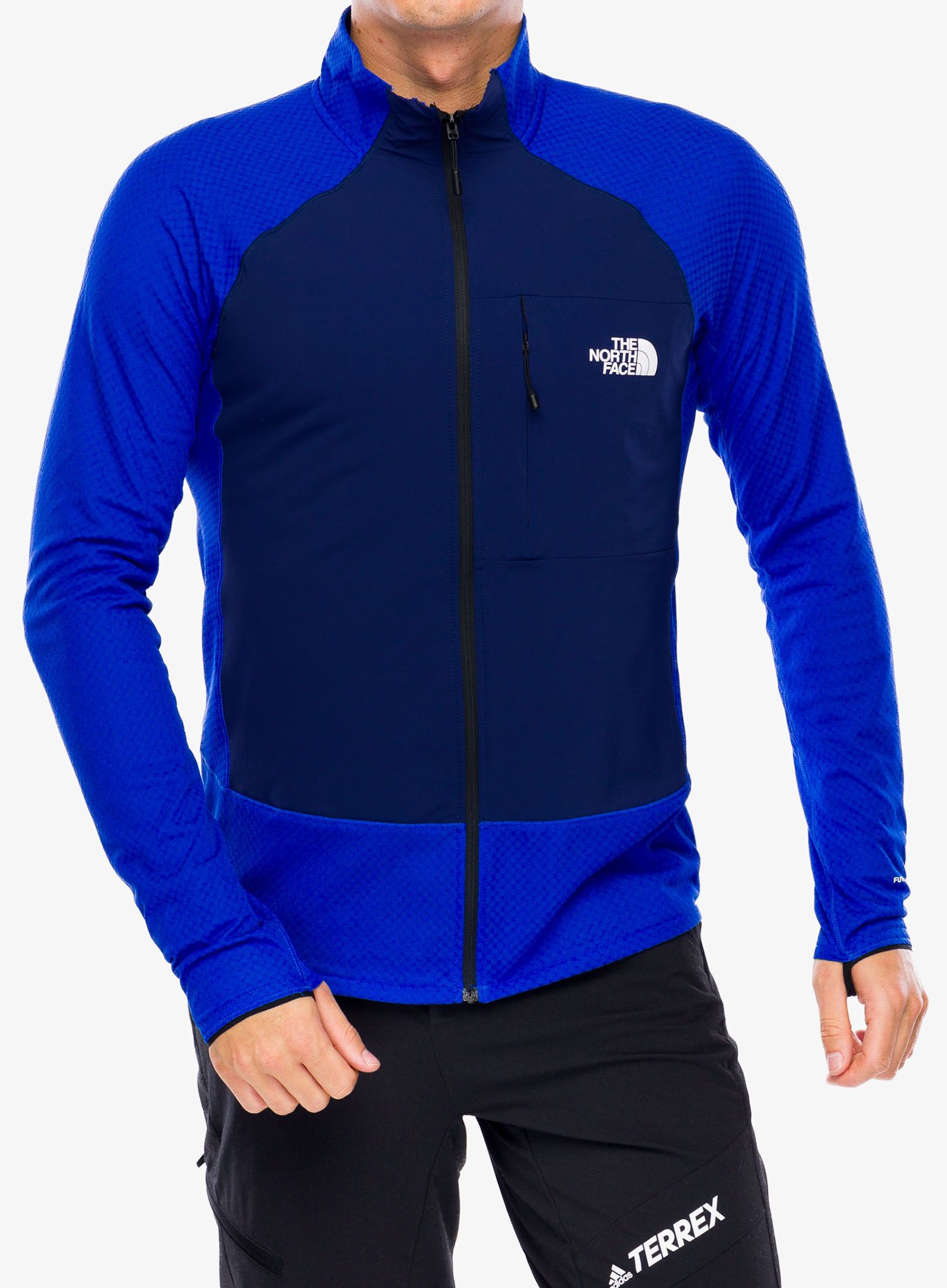 Hibridna jakna The North Face Summit Futurefleece Hybrid Jacket - tnf blue/eagle blue