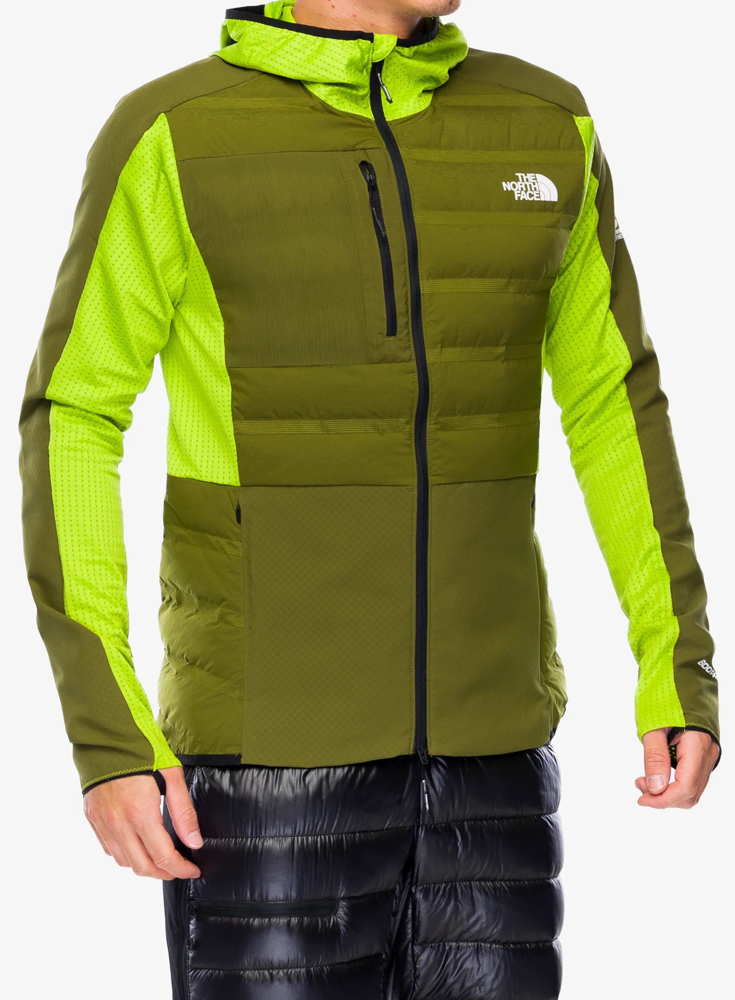 Hibridna jakna The North Face Summit Garnet Canyon Jacket - forest olive/meadow grass