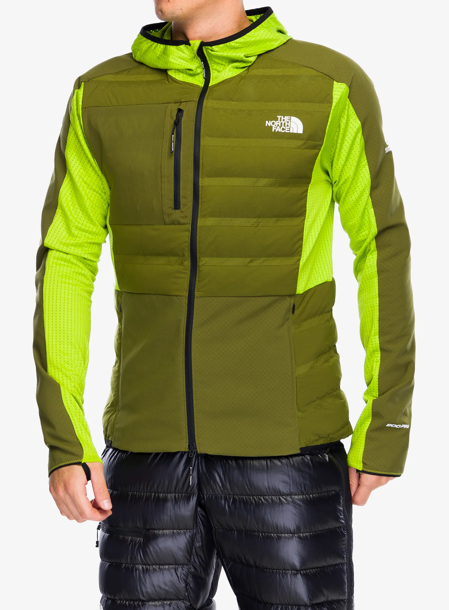 Hibridna jakna The North Face Summit Garnet Canyon Jacket - forest olive/meadow grass