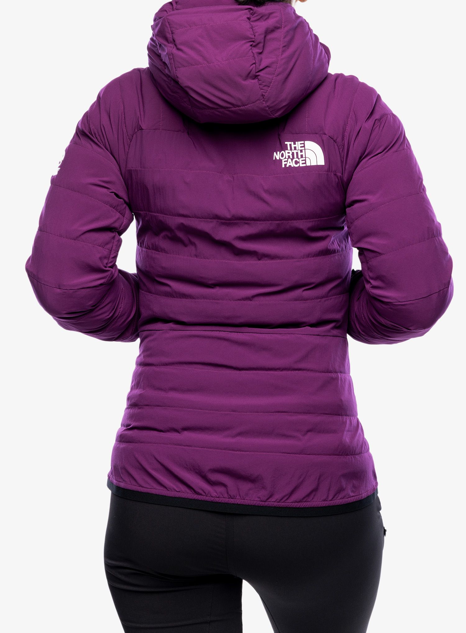 Ženska jakna The North Face Summit L3 50/50 Down Hoodie - pamplona purple
