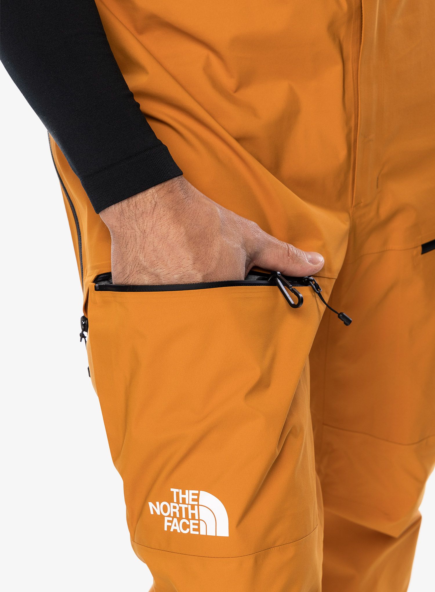 Pohodniške hlače The North Face Summit Pumori GTX Pro BIB - citrine yellow