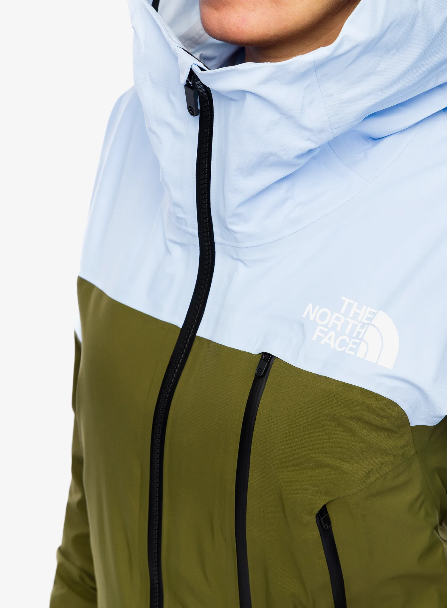Ženska jakna The North Face Summit Stimson Futurelight Jacket - cornflower/forest olive