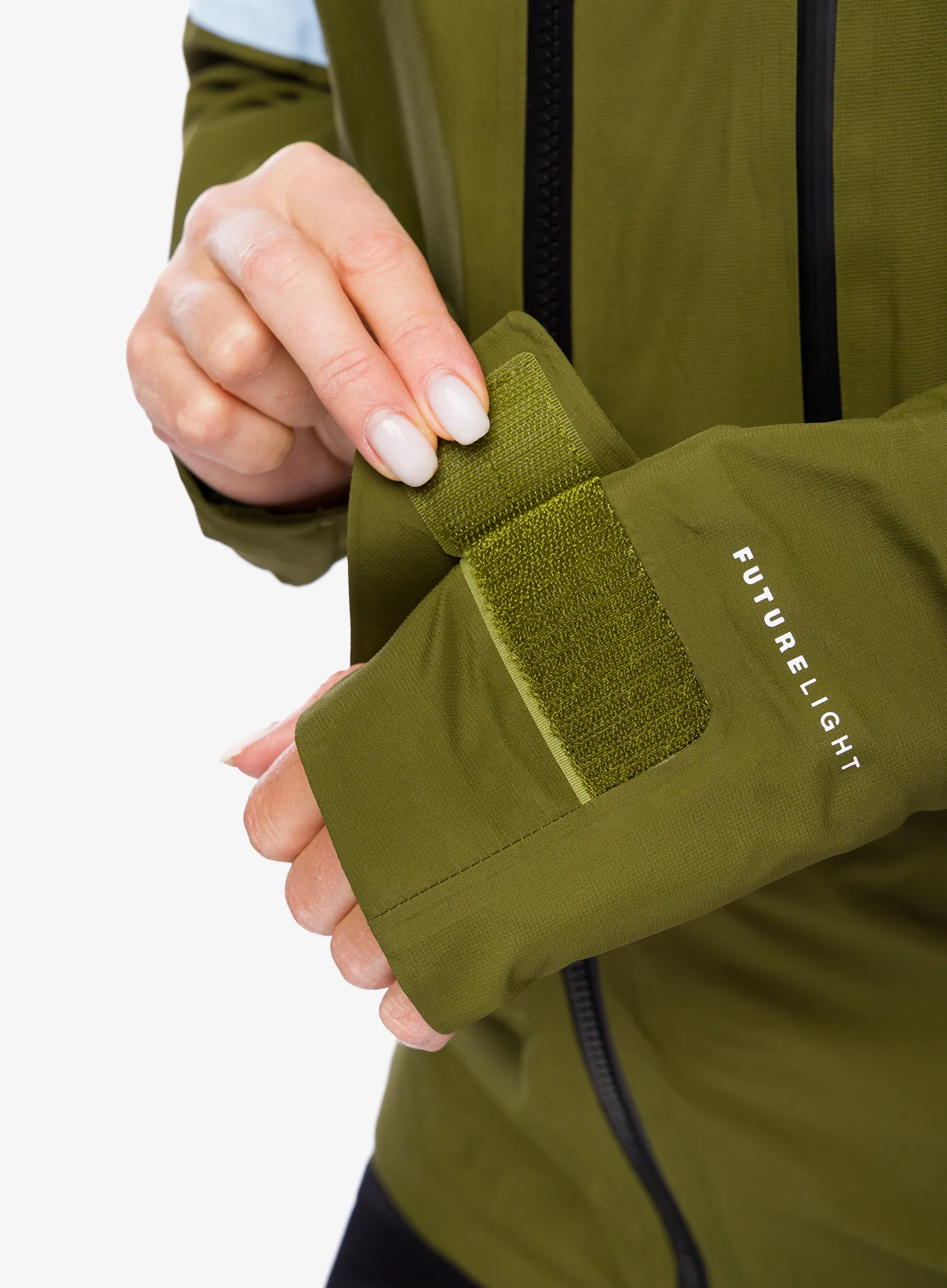 Ženska jakna The North Face Summit Stimson Futurelight Jacket - cornflower/forest olive
