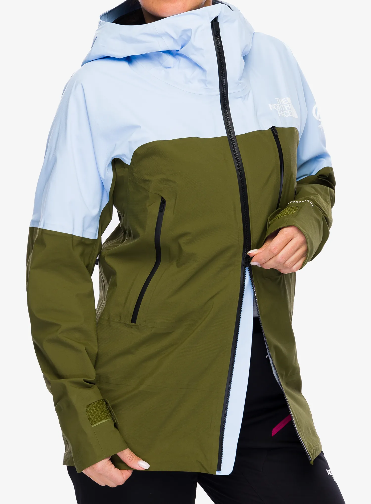 Ženska jakna The North Face Summit Stimson Futurelight Jacket - cornflower/forest olive