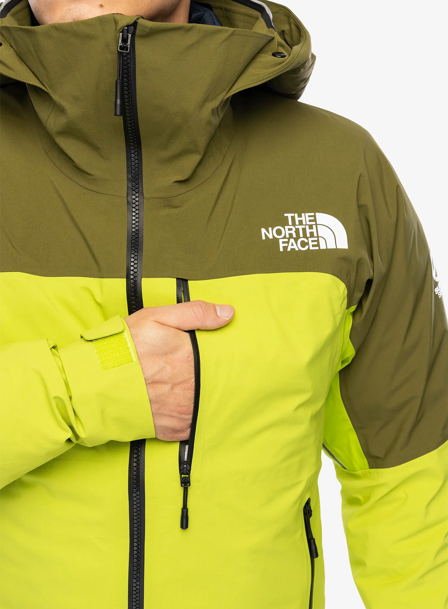 Nepremočljiva jakna The North Face Summit Torre Egger Futurelight Jacket - meadow grass/forest olive