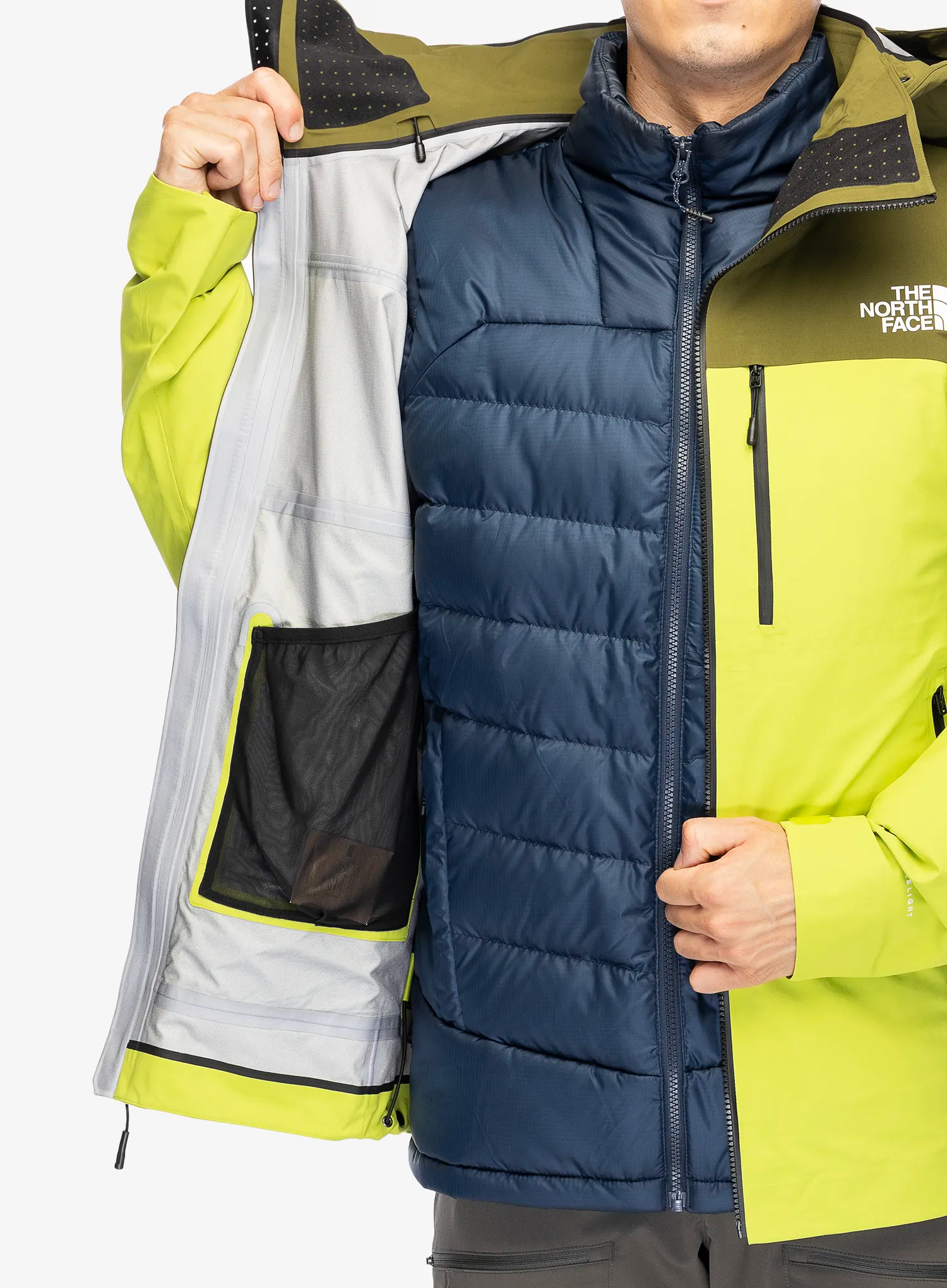 Nepremočljiva jakna The North Face Summit Torre Egger Futurelight Jacket - meadow grass/forest olive