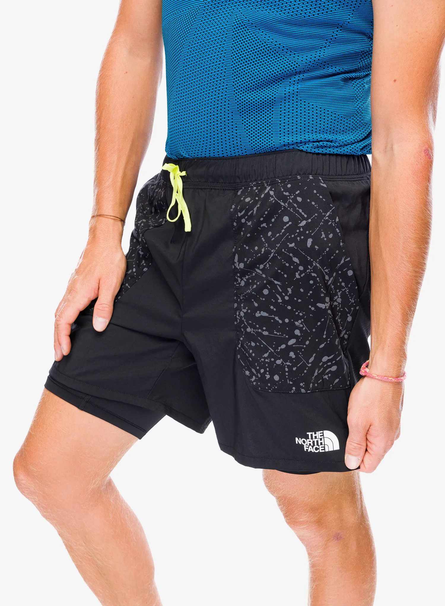 Tekaške kratke hlače The North Face Sunriser 2In1 Short 6In - tnf black/tnf black trail