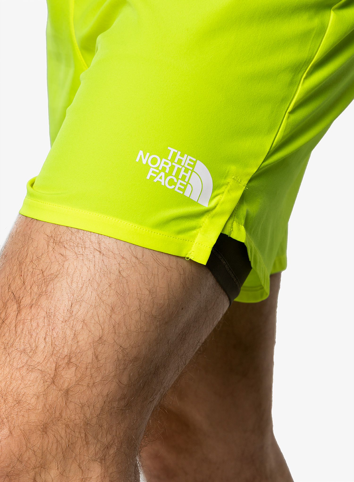 Moške tekaške kratke hlače The North Face Sunriser 2 In 1 Short - led yellow/new taupe green