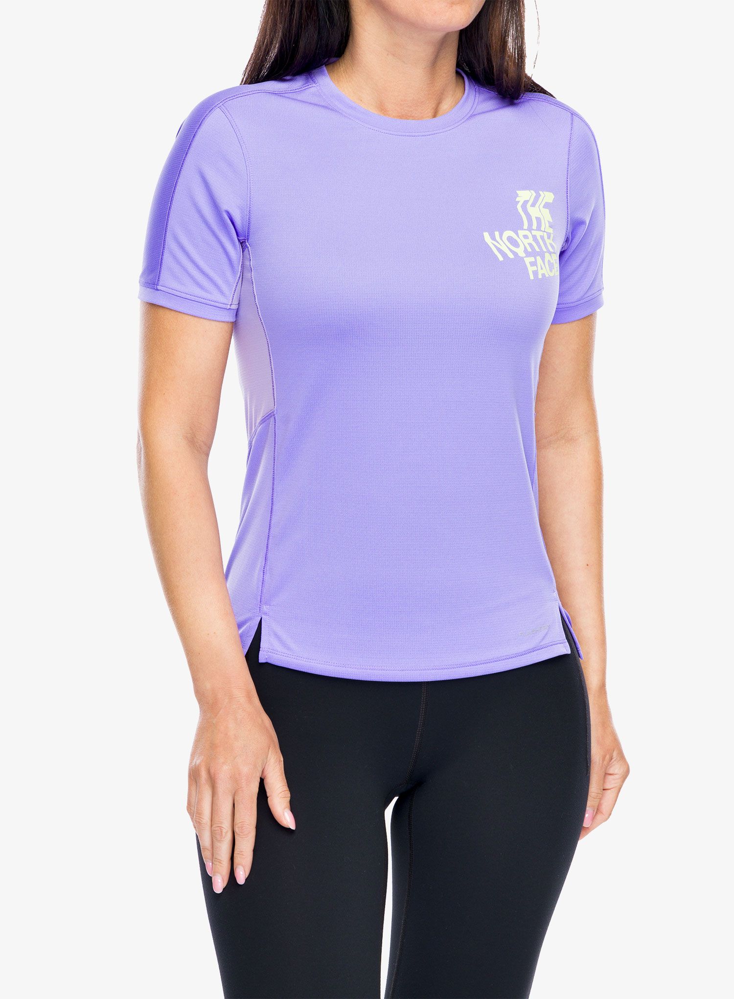 Ženska tekaška majica The North Face Sunriser S/S - violet/purple