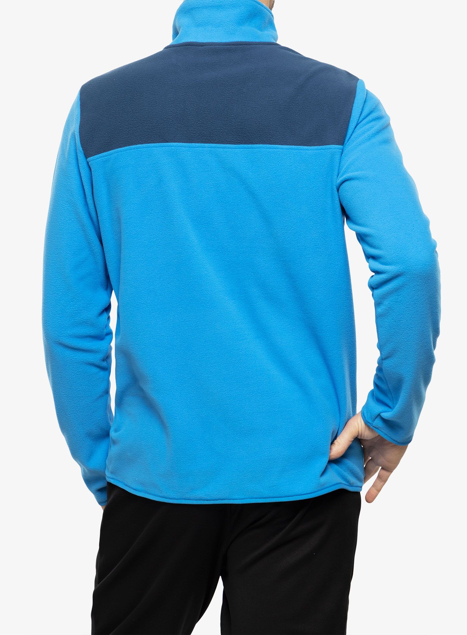 Flis The North Face TKA Glacier Snap-Neck Pullover - blue