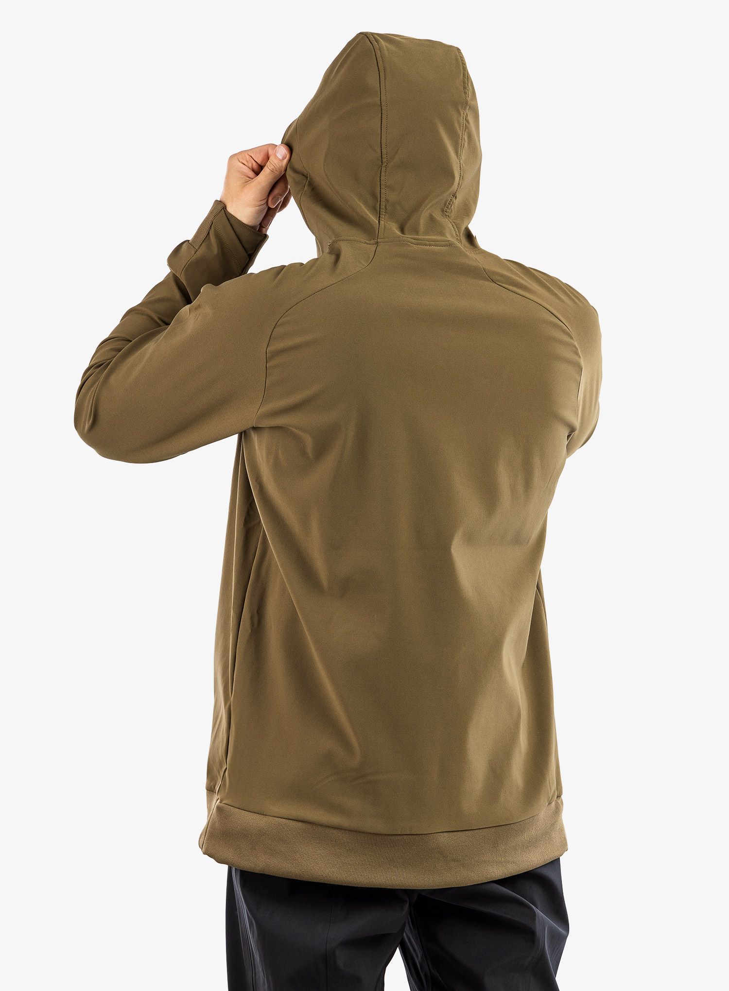 Jopica s kapuco The North Face Tekno Logo Hoodie - military olive