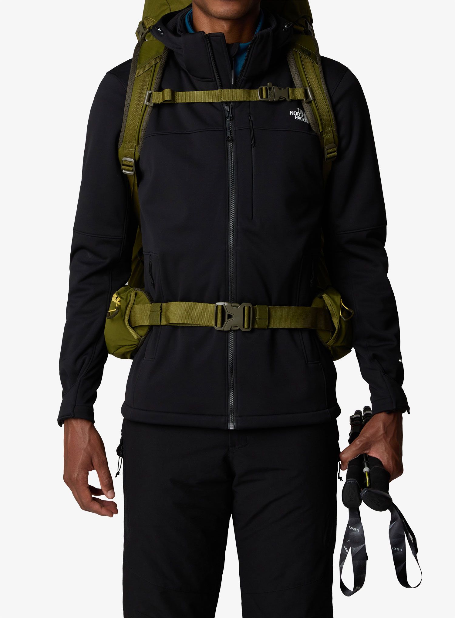 Pohodniški nahrbtnik The North Face Terra 65 - forest olive/new taupe green