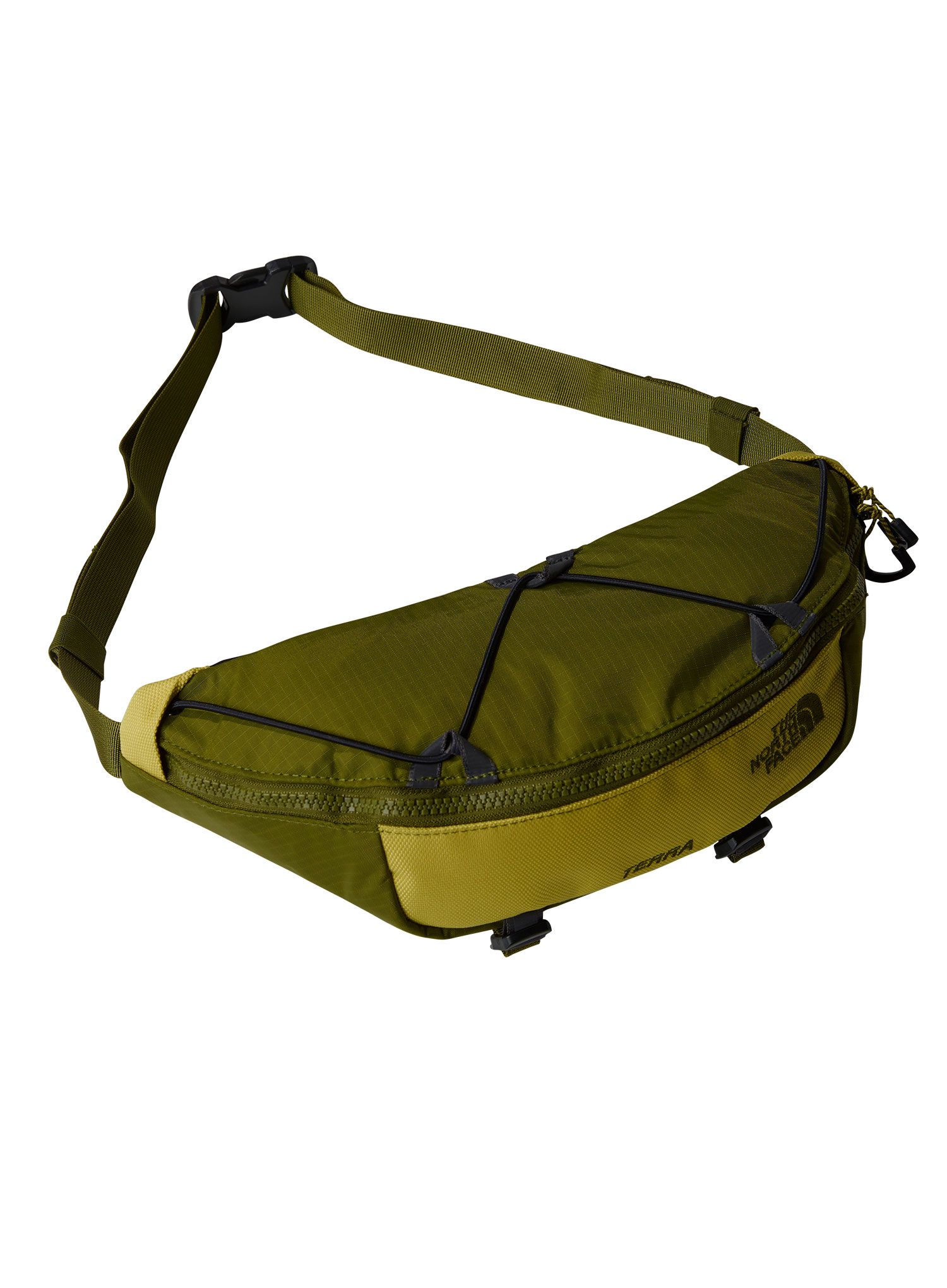 Torbica za okoli pasu The North Face Terra Lumbar 3L - forest olive/yellow silt