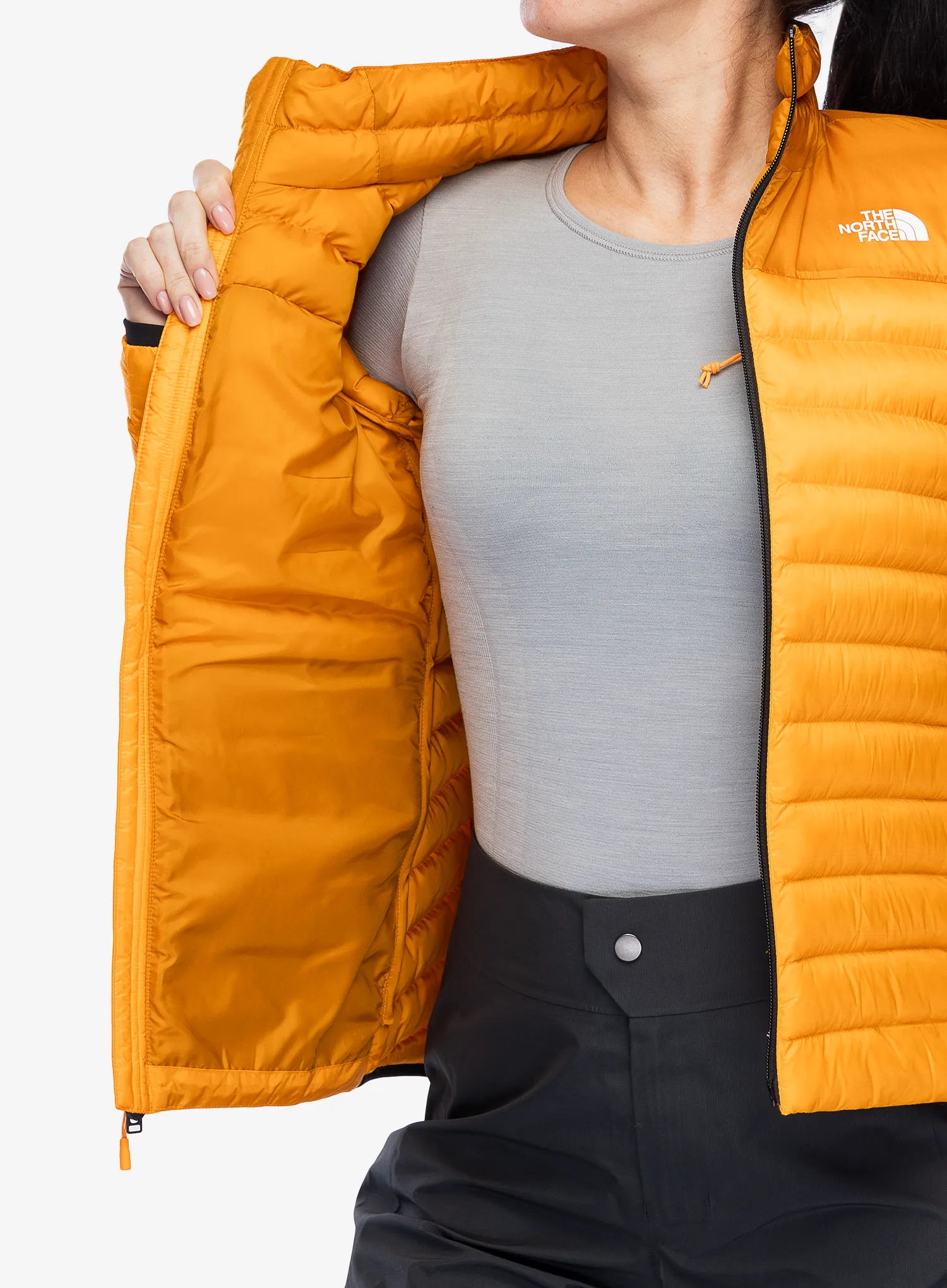 Ženska sintetična jakna The North Face Terra Peak Jacket - apricot glaze/iron citrus